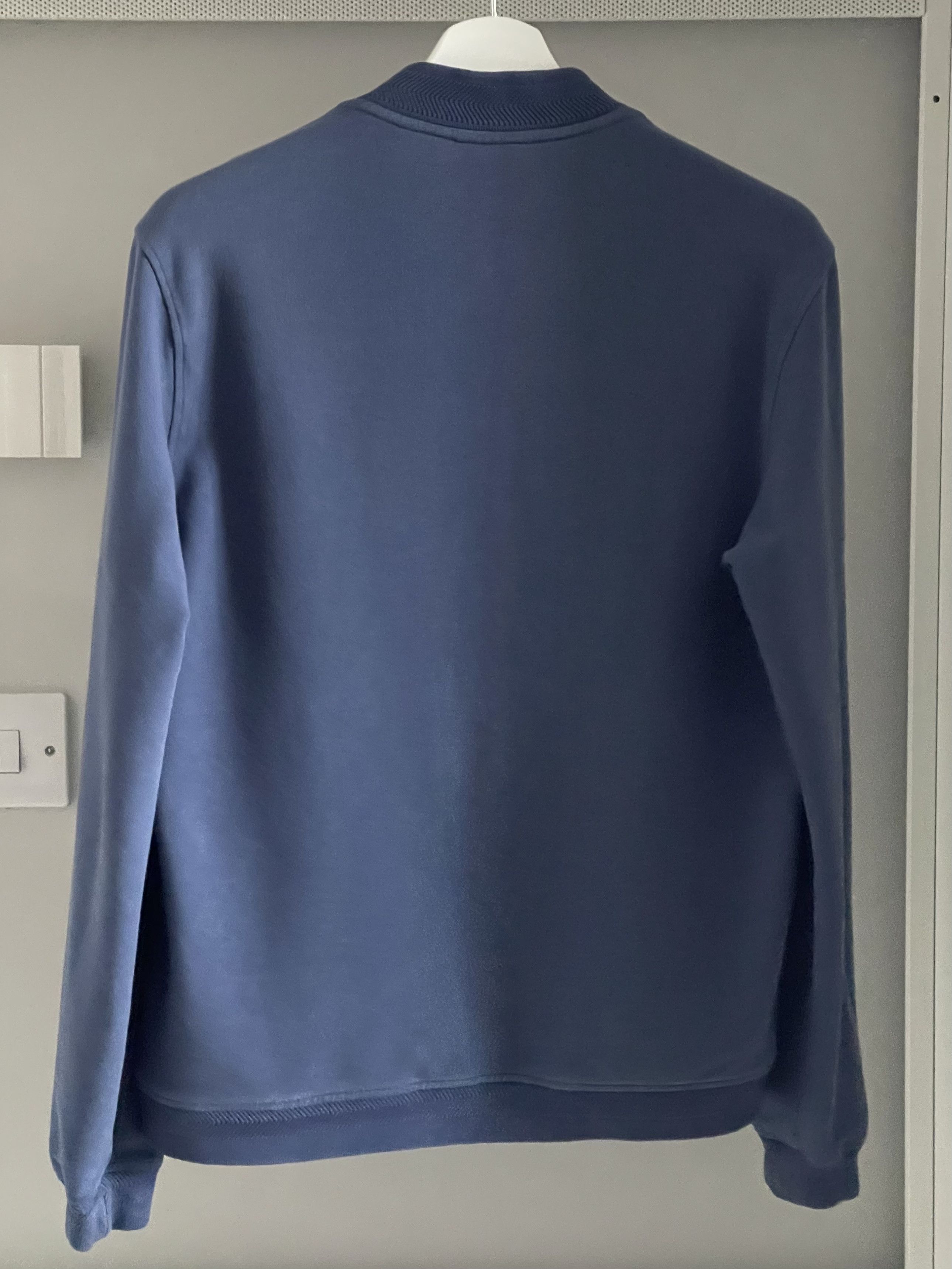 Ermenegildo Zegna cotton-blend zip cardigan, blue, size S