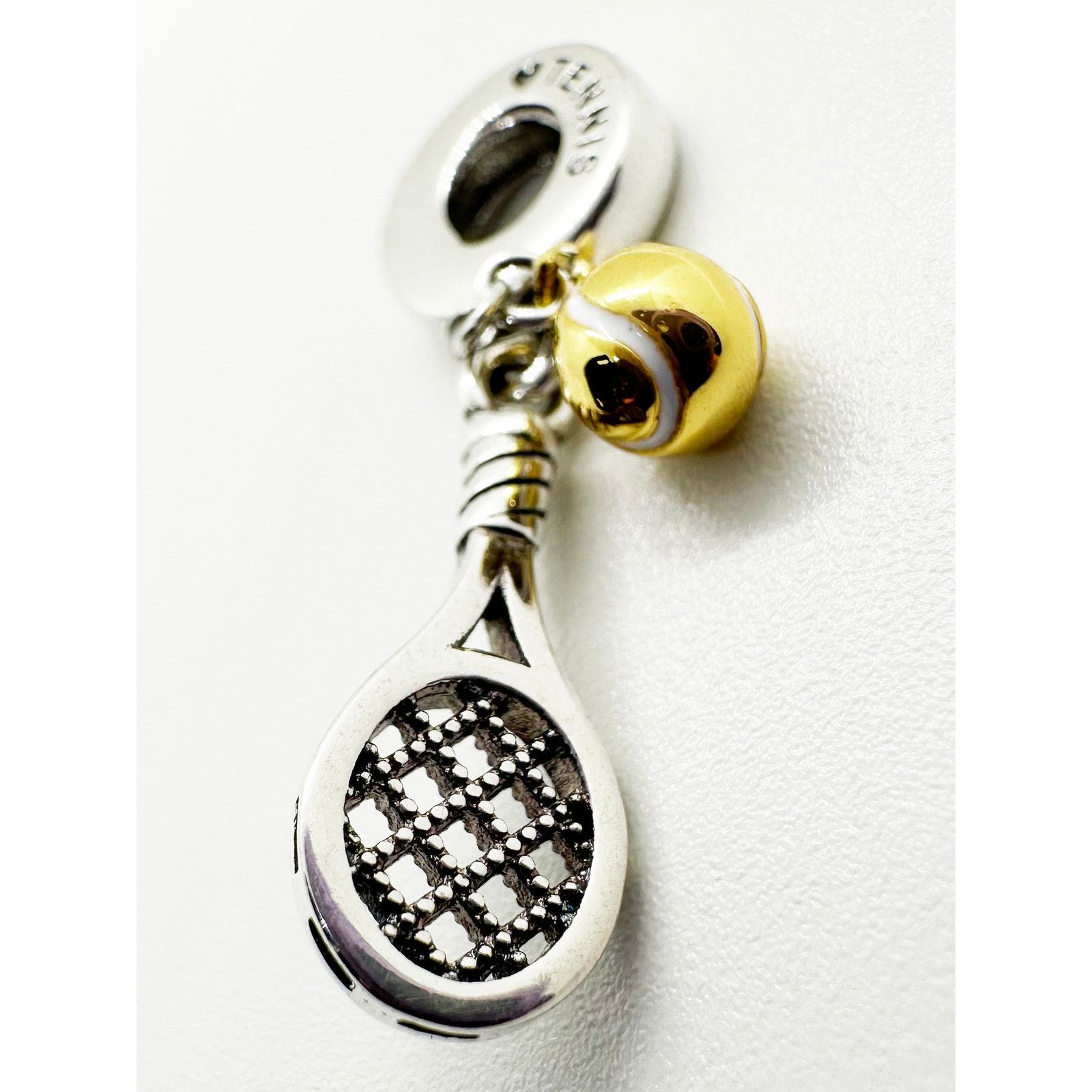 & Other Stories Tennis Racket Bracelet and Tennis Ball Stainless Steel Chain Size ONE SIZE - 3 Thumbnail