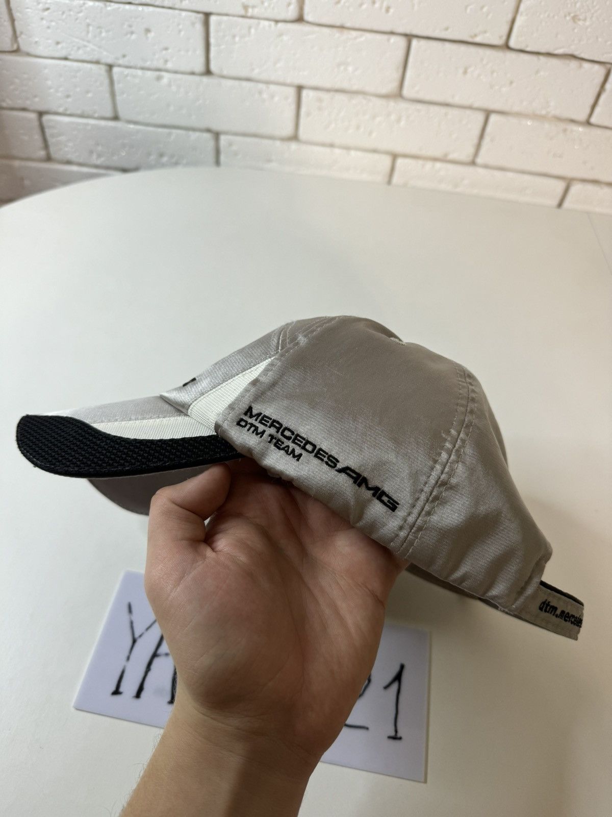 Mercedes-Benz Mercedes Benz vintage silver cap hat Size ONE SIZE - 5 Thumbnail
