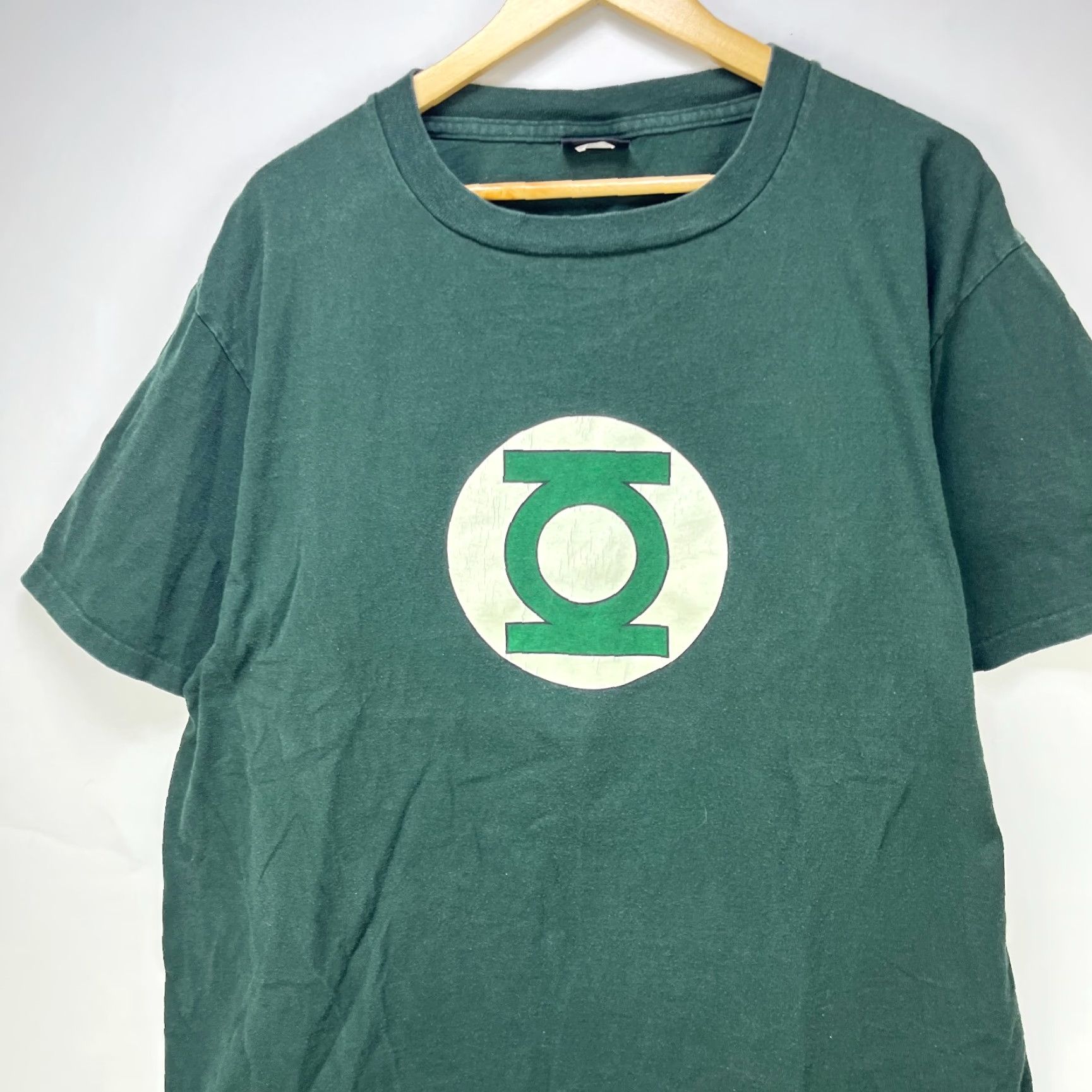 DC Comics VINTAGE 90s Green Lantern Single Stitch T Shirt XL DC Men Green 90s T-Shirt Mens Size US XL / EU 56 / 4 - 2 Thumbnail
