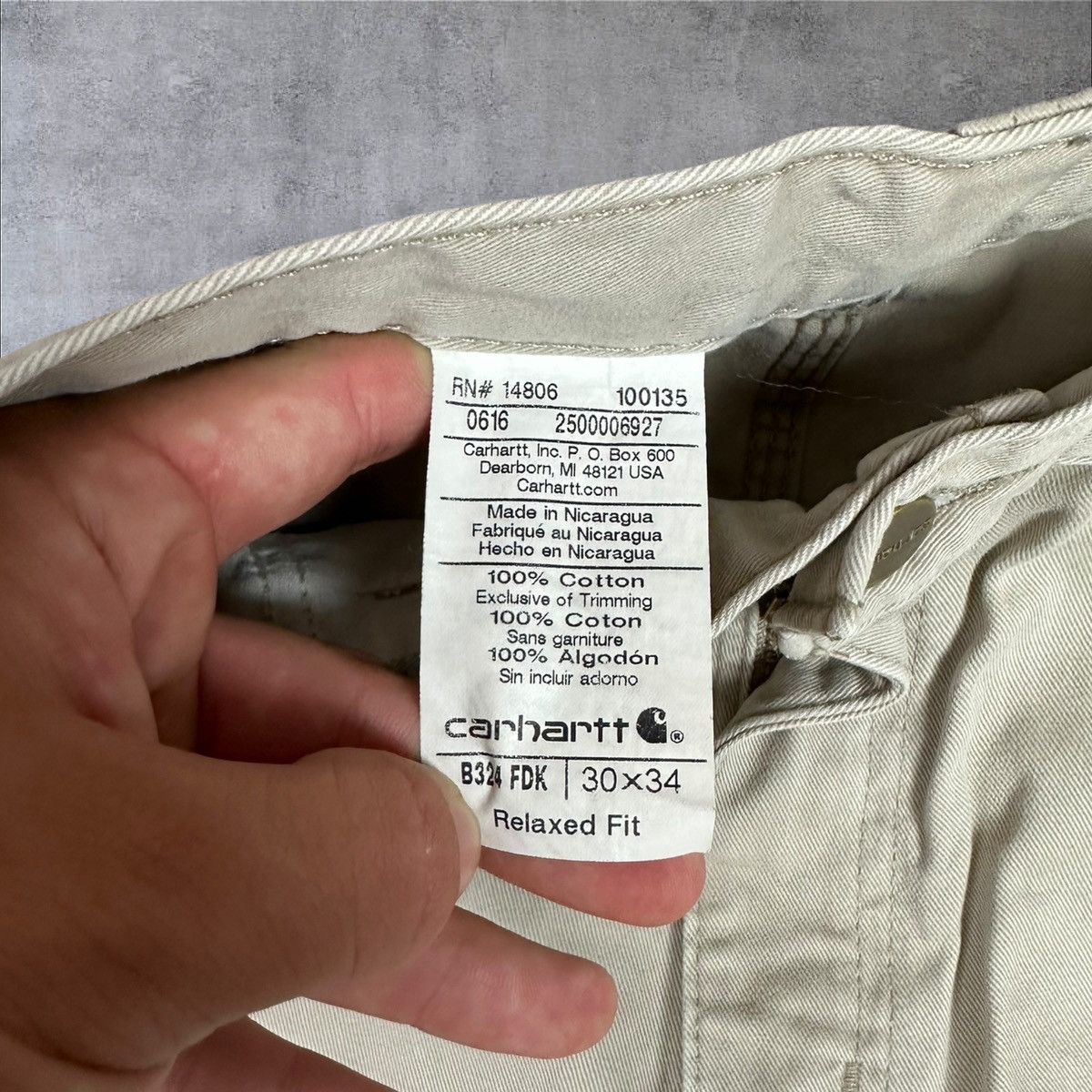 Carhartt × Vintage Vintage Carhartt Workwear carpenter denim pants relaxed fit Size US 30 / EU 46 - 7 Thumbnail