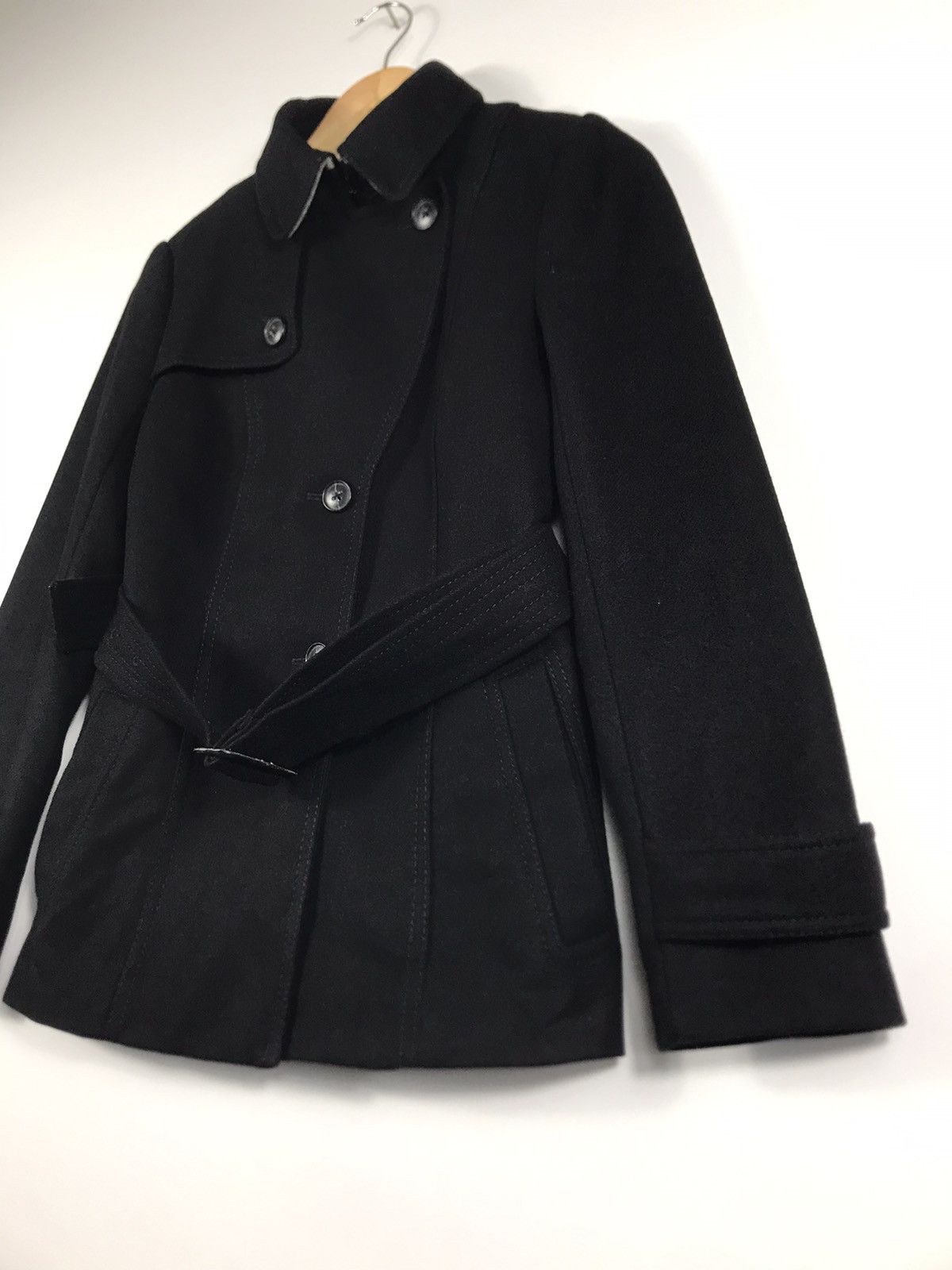 Banana Republic × Fashion Nova 🌟Banana Republic Nova Fides Wool Button Coat Jacket Size XS / US 0-2 / IT 36-38 - 3 Thumbnail