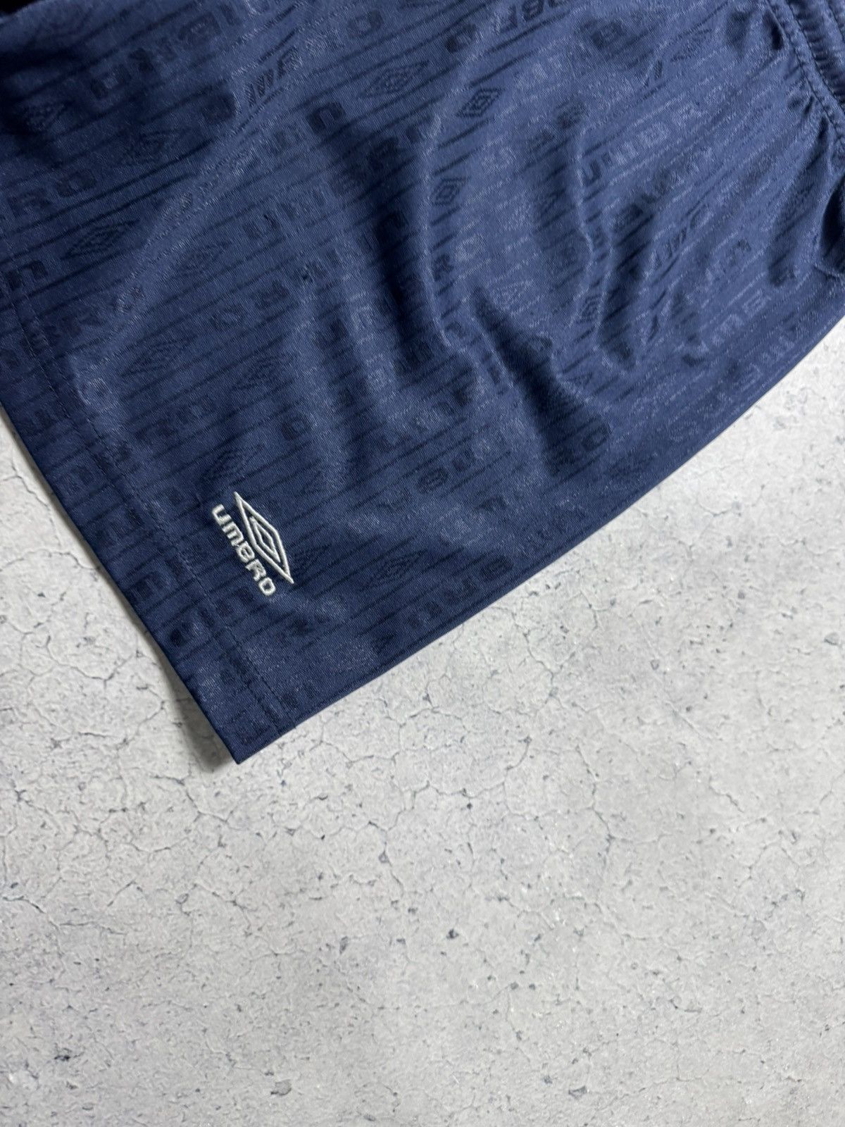 Umbro Umbro Vintage 90’s Monogram Shorts Blue Size US 30 / EU 46 - 2 Thumbnail