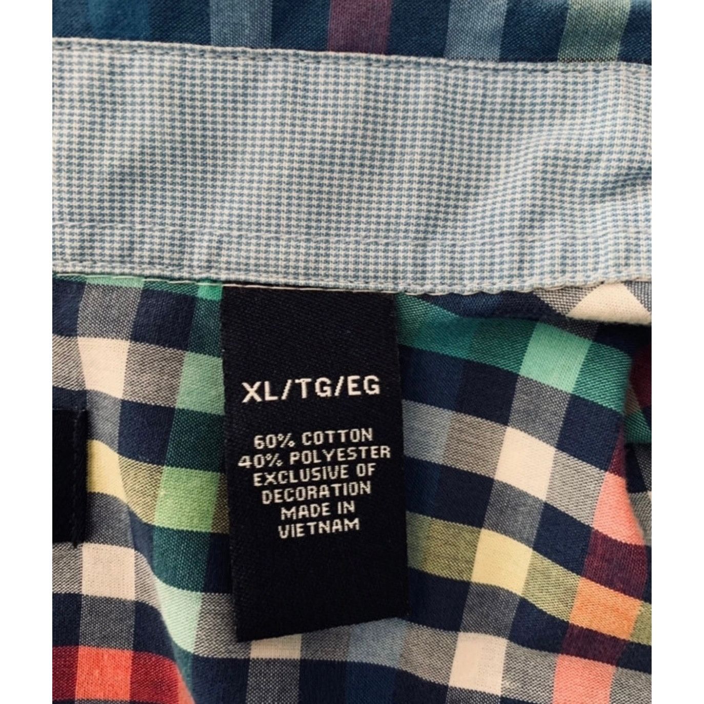 Chaps Chaps XL Multicolor Plaid Button Down Shirt- Long Sleeve Size US XL / EU 56 / 4 - 4 Thumbnail