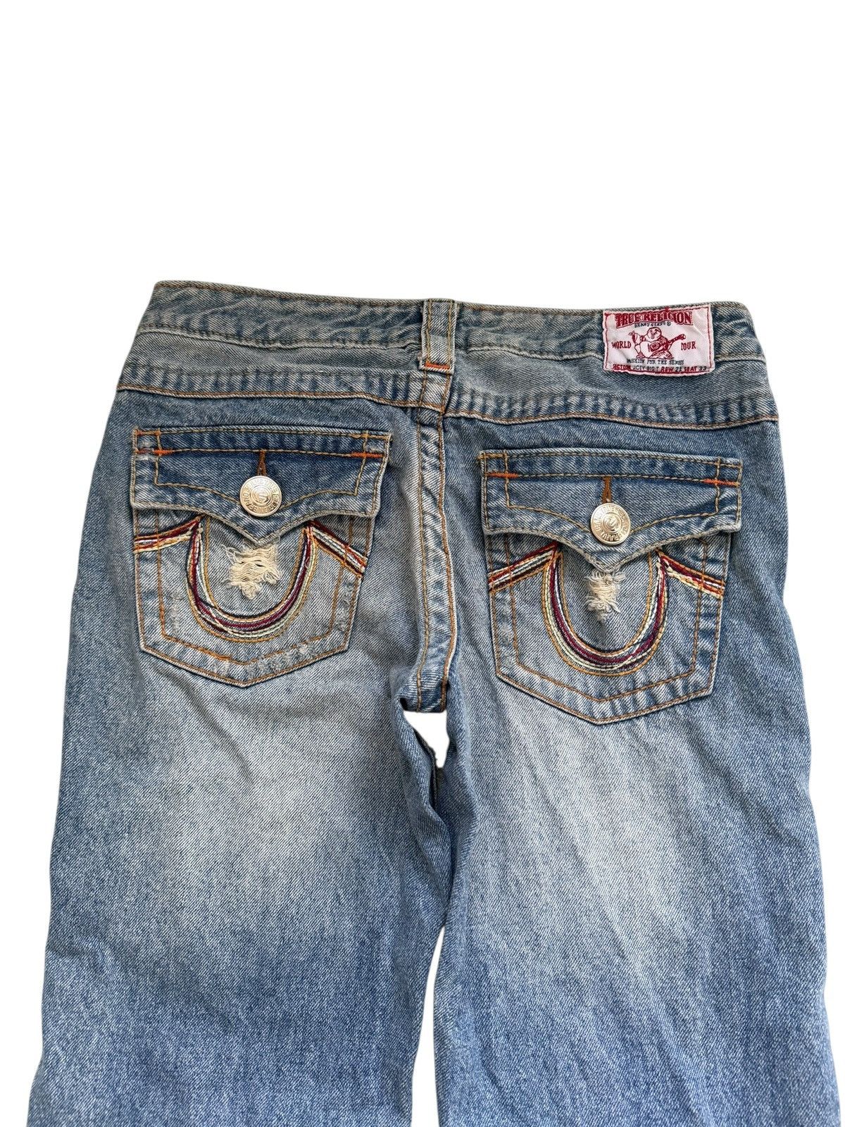 True Religion True Religion Washed Faded Flared Bootcut Jeans Joey Big T Size 28" / US 6 / IT 42 - 4 Thumbnail