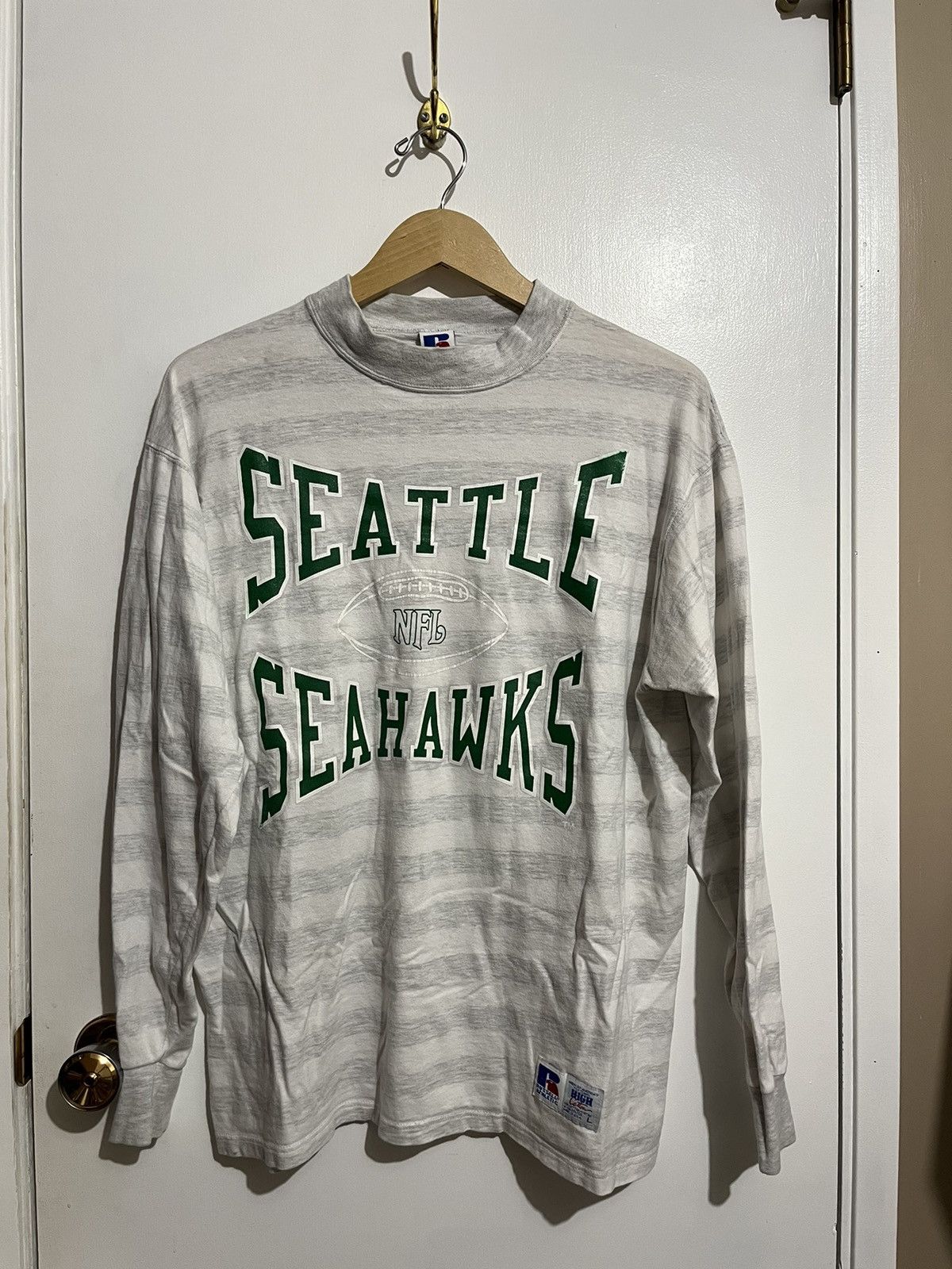 NFL × Russell Athletic × Vintage Vintage Seattle Seahawks Russell Tee - Men’s Size L Size US L / EU 52-54 / 3 - 1 Thumbnail