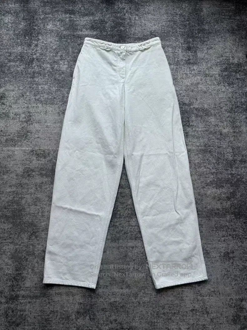 Chanel Chanel 25P white waist double C jeans Size 25" / US 0 / IT 36 - 1 Thumbnail
