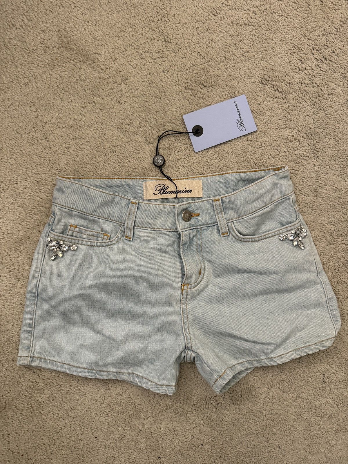 Blumarine Y2k blumarine shorts Size 26" / US 2 / IT 38 - 1 Thumbnail