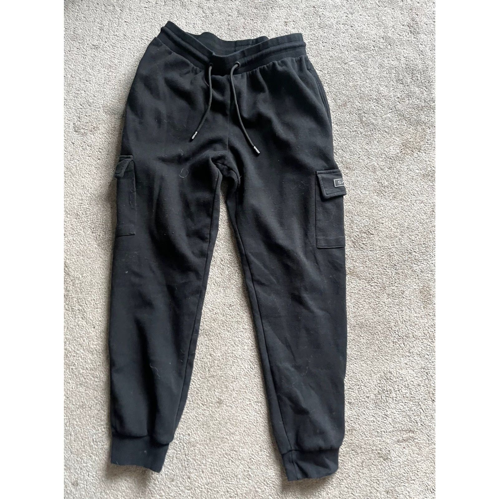 Spyder Spyder Men Pants Jogger Tapered Black Activewear Cargo Pockets Pockets Flaw L Casual Size US 33 - 2 Thumbnail