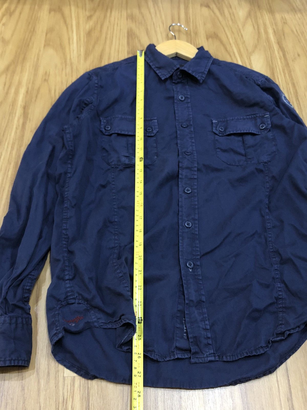 Napapijri Napapijri Geographic Double Button Pocket L/S Button Up Size US M / EU 48-50 / 2 - 4 Thumbnail