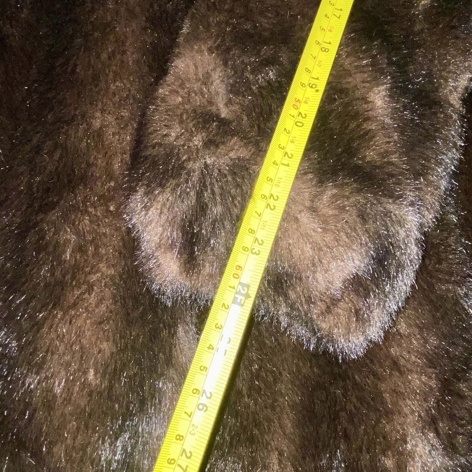 & Other Stories Vintage Chocolate Brown Fur Stole Wrap Jacket Med Large Size M / US 6-8 / IT 42-44 - 5 Thumbnail
