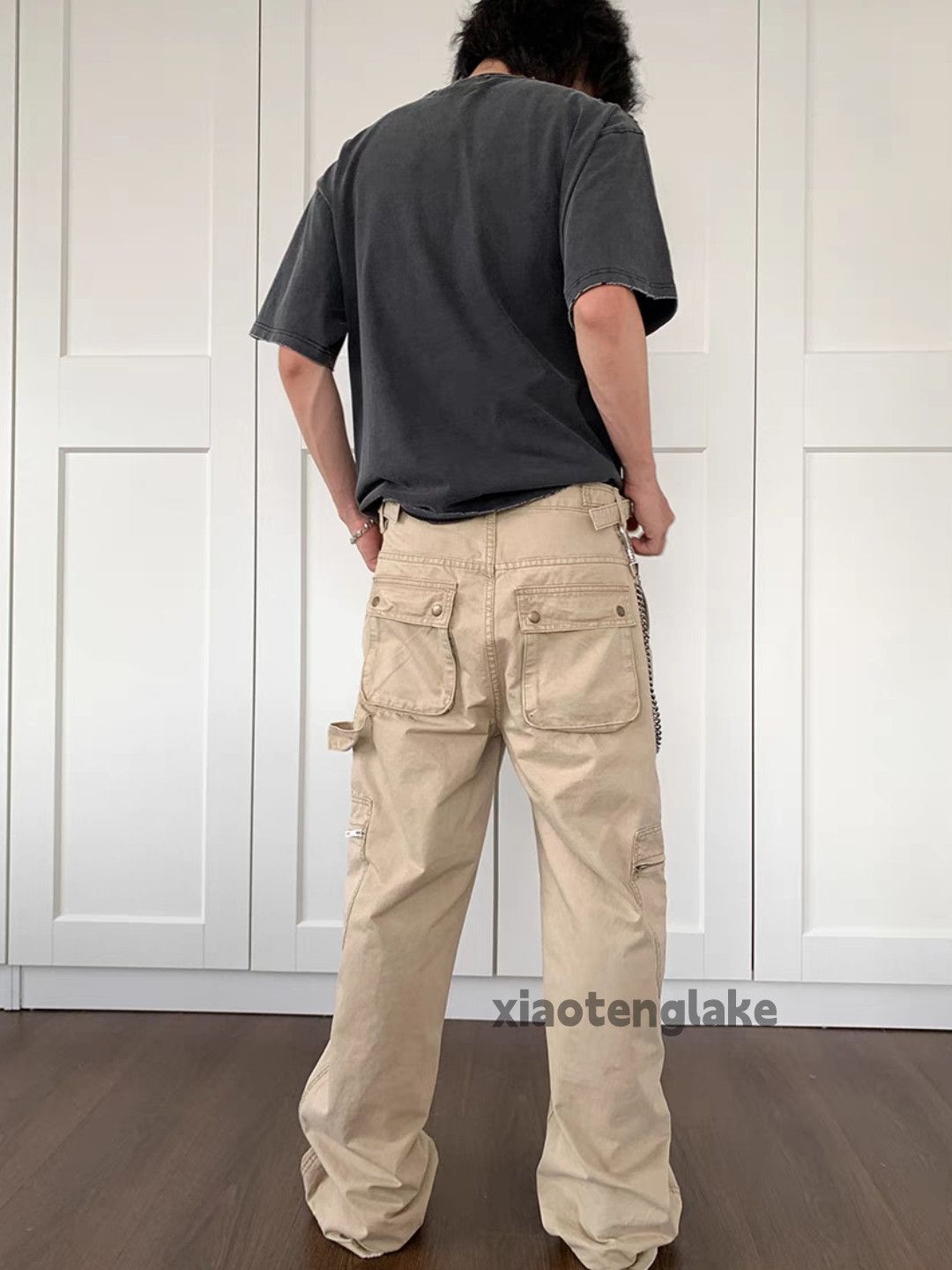 Designer × Japanese Brand × Vintage Unisex outdoor utility loose baggy work cargo pants Size US 32 / EU 48 - 4 Thumbnail
