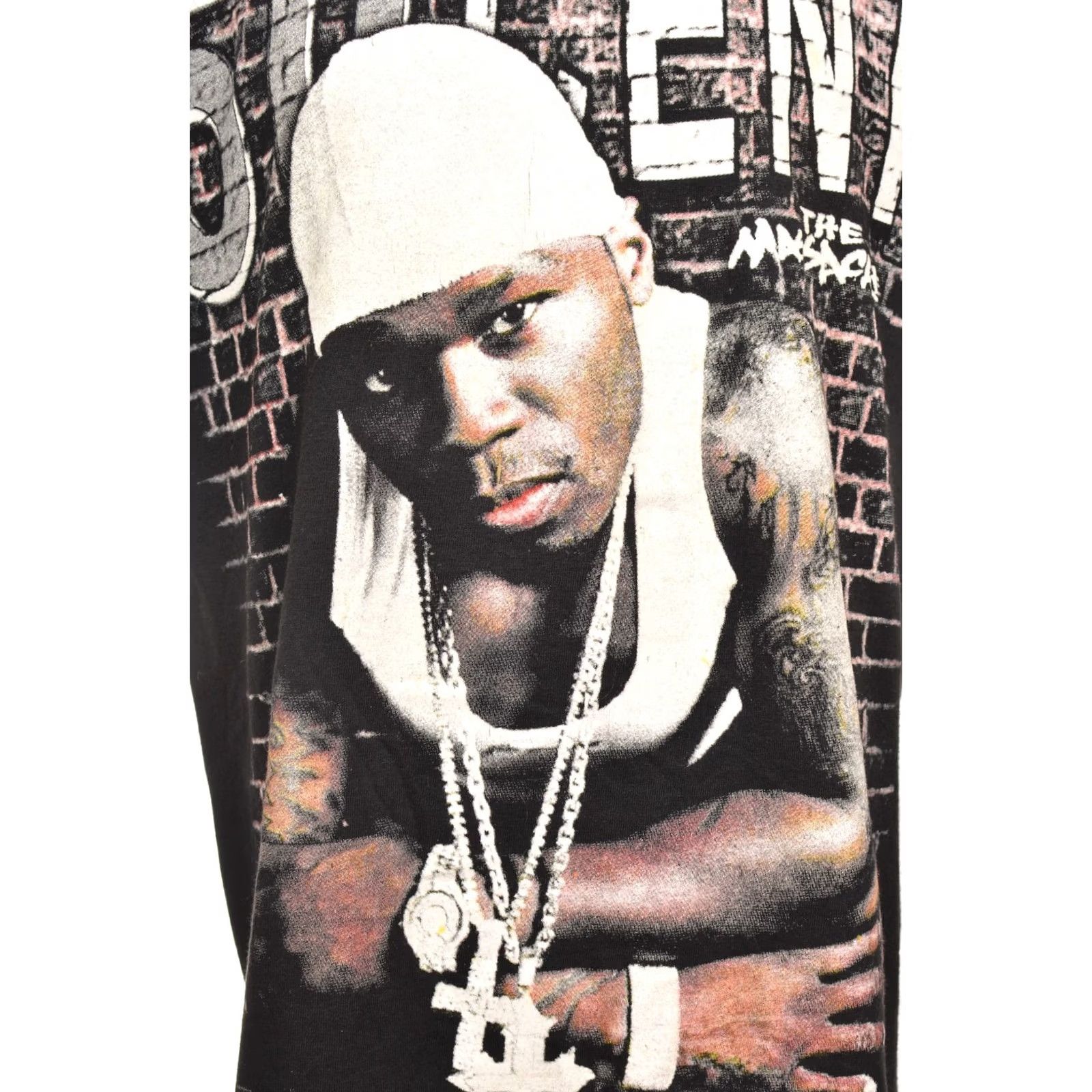 Fruit Of The Loom Fruit of the Loom 50 Cent The Massacre Vintage 2005 T-Shirt Size M Black Mens Short Sleeve 100% Cotton Tee Size US M / EU 48-50 / 2 - 4 Thumbnail