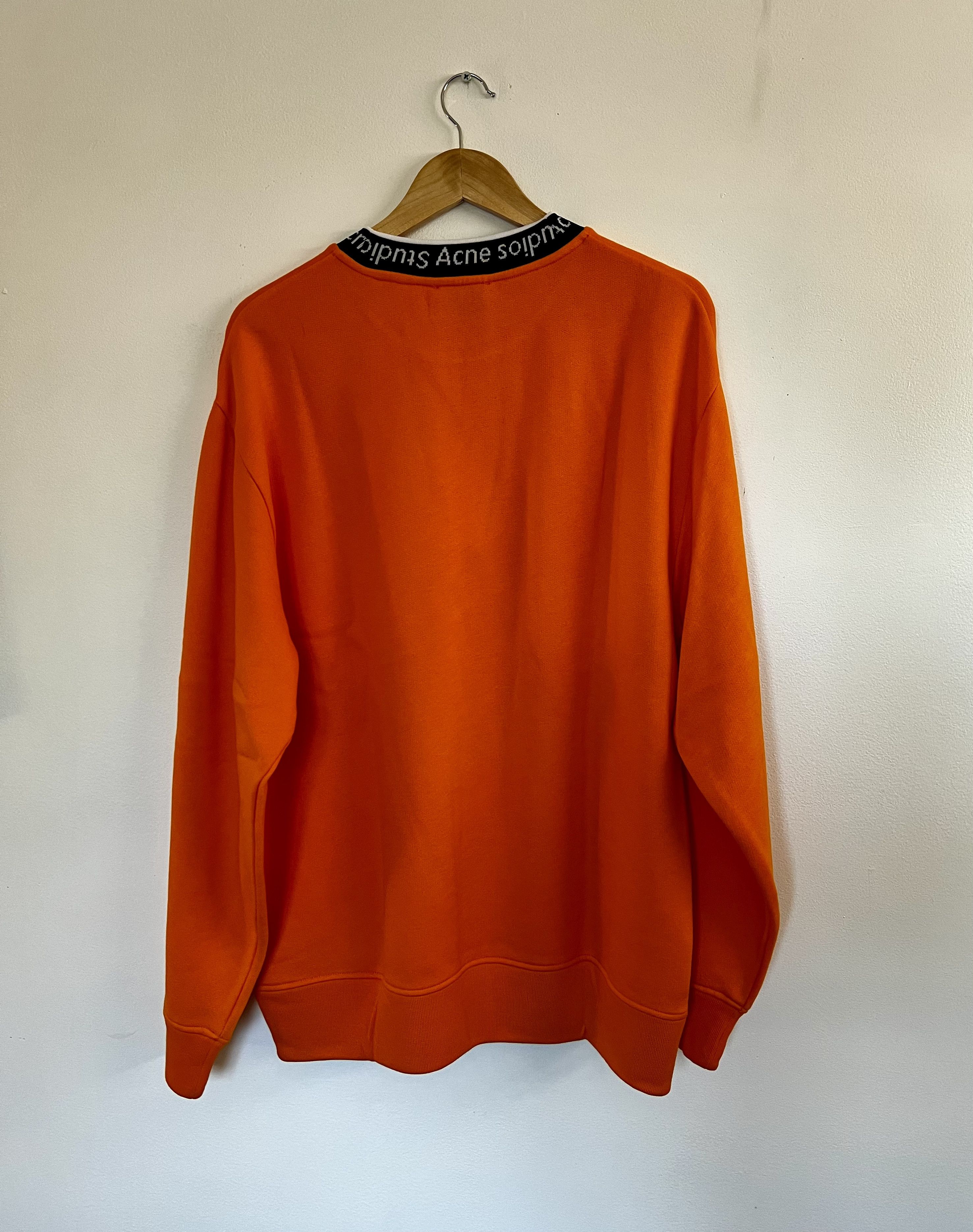 Acne Studios Acne Studios Orange Sweatshirt Jacquard Size US S / EU 44-46 / 1 - 3 Thumbnail