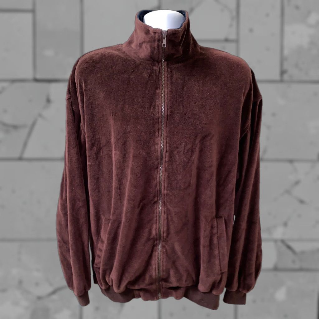 Haband VINTAGE Haband Comfort Club Mens Brown Full Zip Jacket Size XL Jacket Mens Brown XL Full Zip Haband Comfort Club Mens Brown Full Zip Jacket Size US XL / EU 56 / 4 - 1 Thumbnail