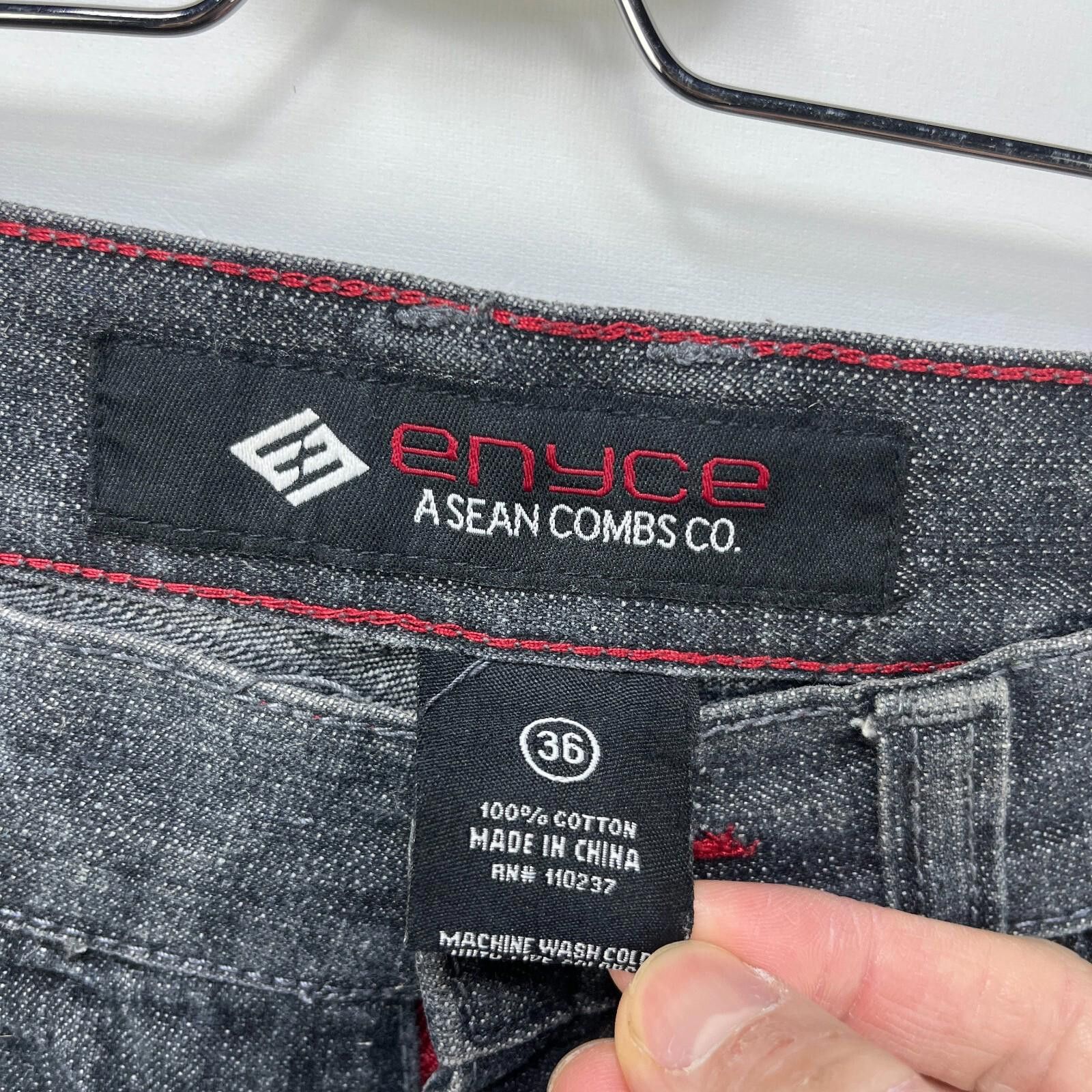 Enyce Vintage Y2K ENYCE Sean John Jorts Denim Shorts 36 Baggy Size US 36 / EU 52 - 8 Thumbnail