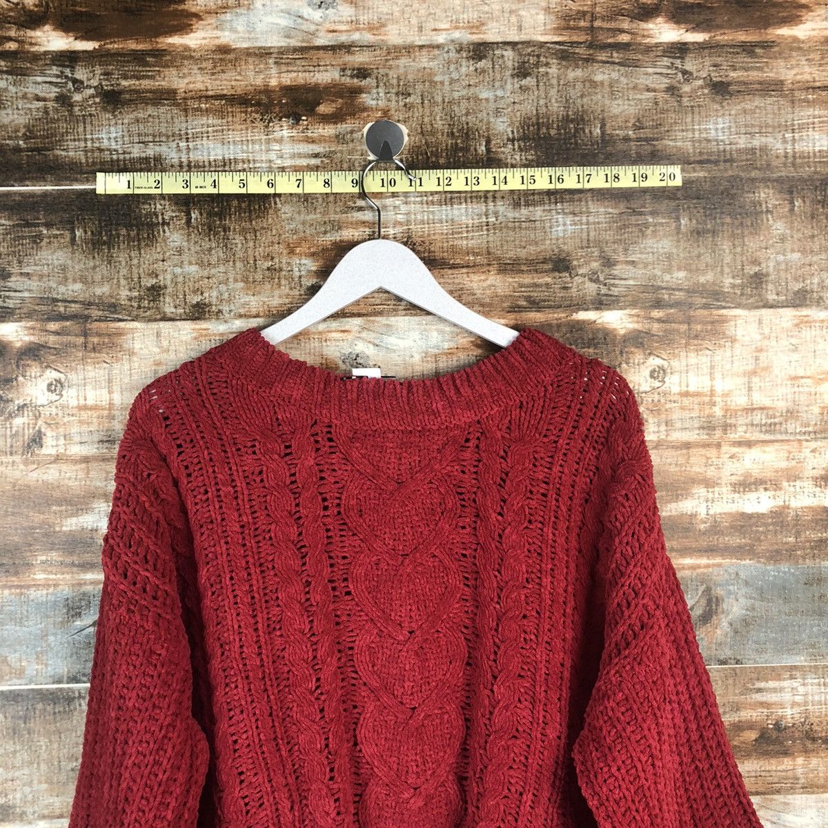 Homespun Knitwear × Japanese Brand Japanese Brand Red Knitwear #A2005 Size M / US 6-8 / IT 42-44 - 2 Thumbnail