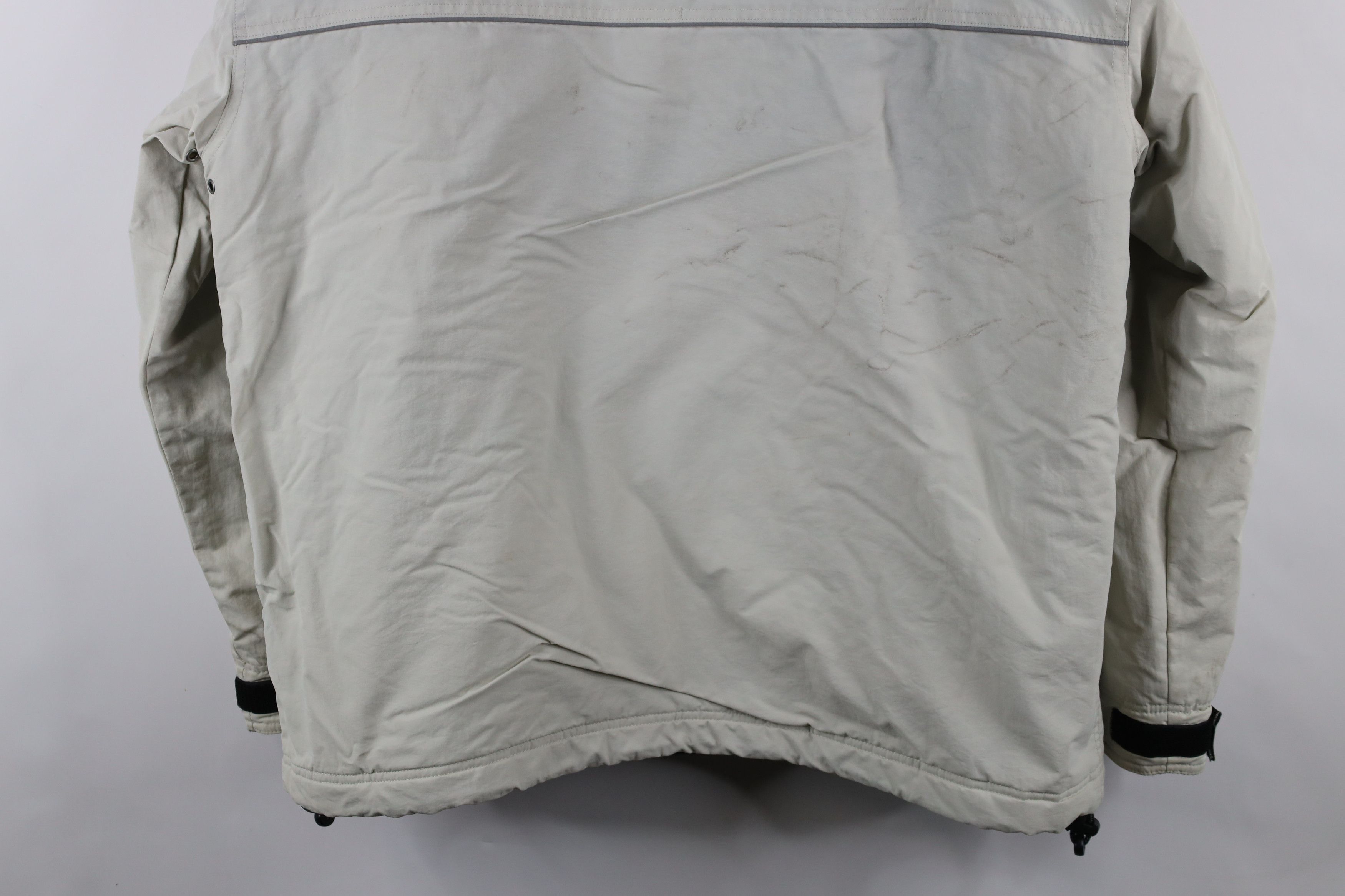 Gap × Vintage Vintage 90s Y2K Gap Lined Full Zip Hooded Jacket Beige Size US XL / EU 56 / 4 - 15 Thumbnail