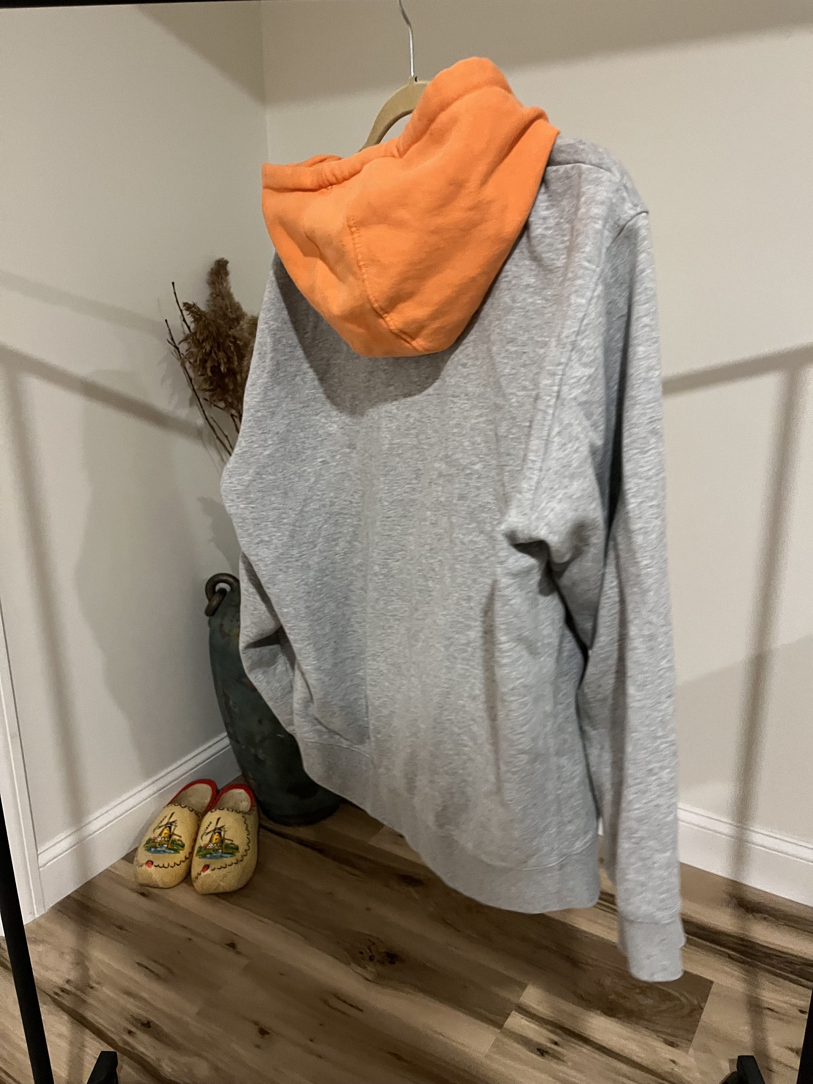 Guess Guess Hoodie – Size Large – Grey with Orange Hood Size US L / EU 52-54 / 3 - 2 Thumbnail