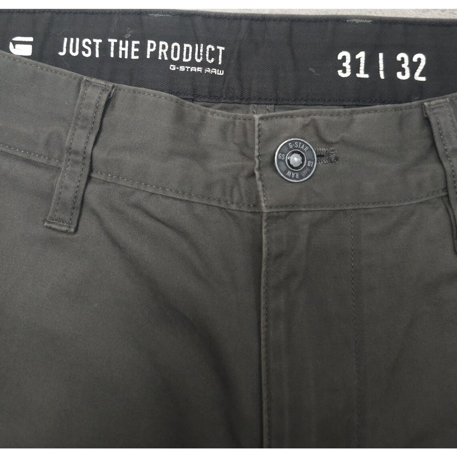 G-Star G-Star Raw Cotton Bronson Slim Chino Twill Pants 31/29.5 Size US 31 - 6 Thumbnail