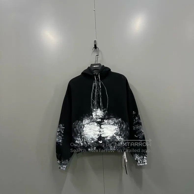 Balenciaga Balenciaga Tech-look Printed Fleece Hoodie M Size Size US M / EU 48-50 / 2 - 1 Thumbnail