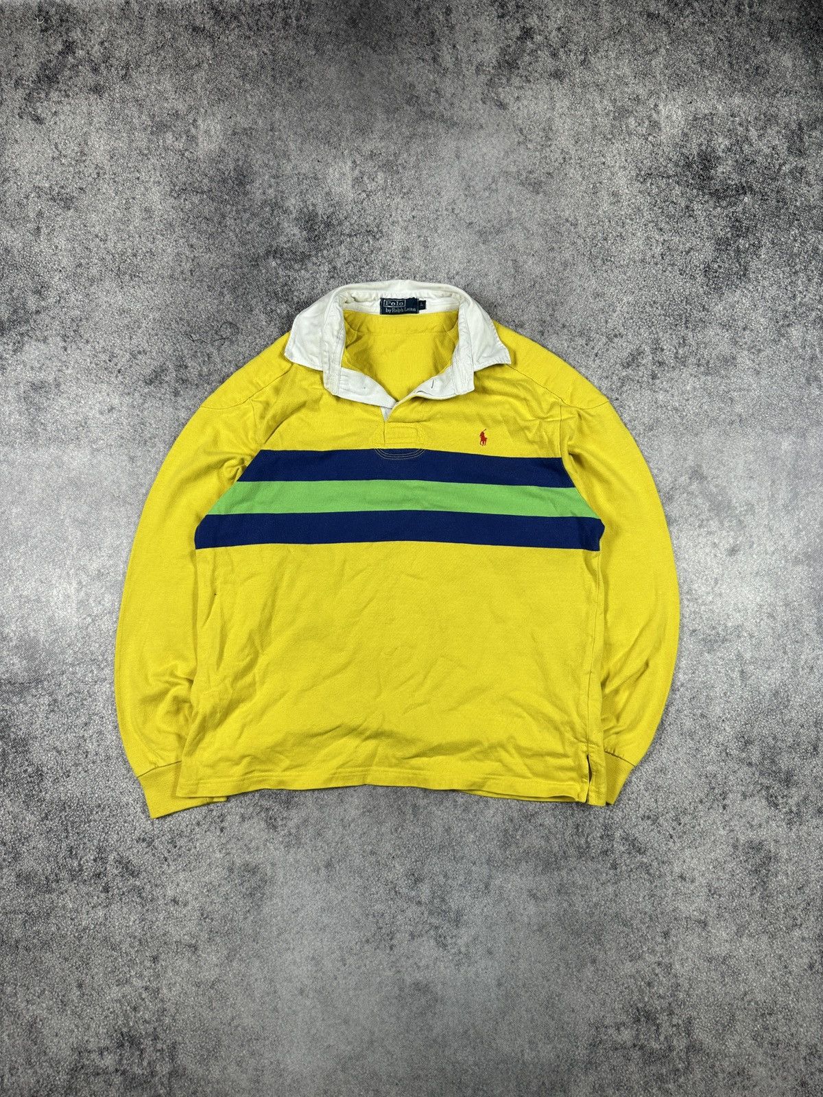 Vintage Y2K Polo Ralph Lauren Rugby Long Polo Streetwear Rare USA L Size US L / EU 52-54 / 3 - 1 Thumbnail