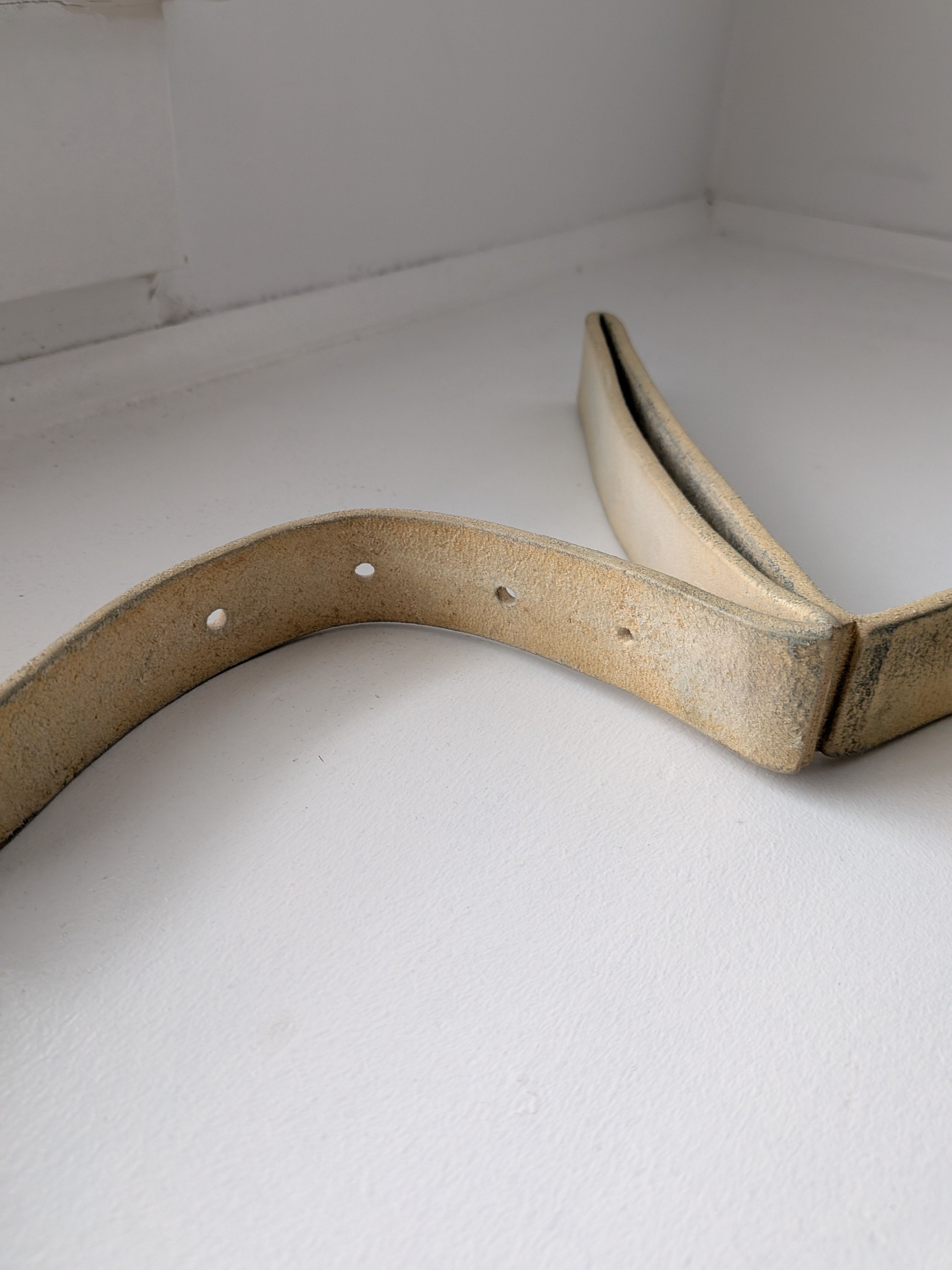 Carol Christian Poell Carol Christain Poell Folded Leather Belt Size 34 - 3 Thumbnail