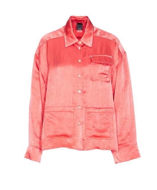 Pinko PINKO Women Shirts 104846 A2BUN55 Pink Size XS / US 0-2 / IT 36-38 - 1 Thumbnail