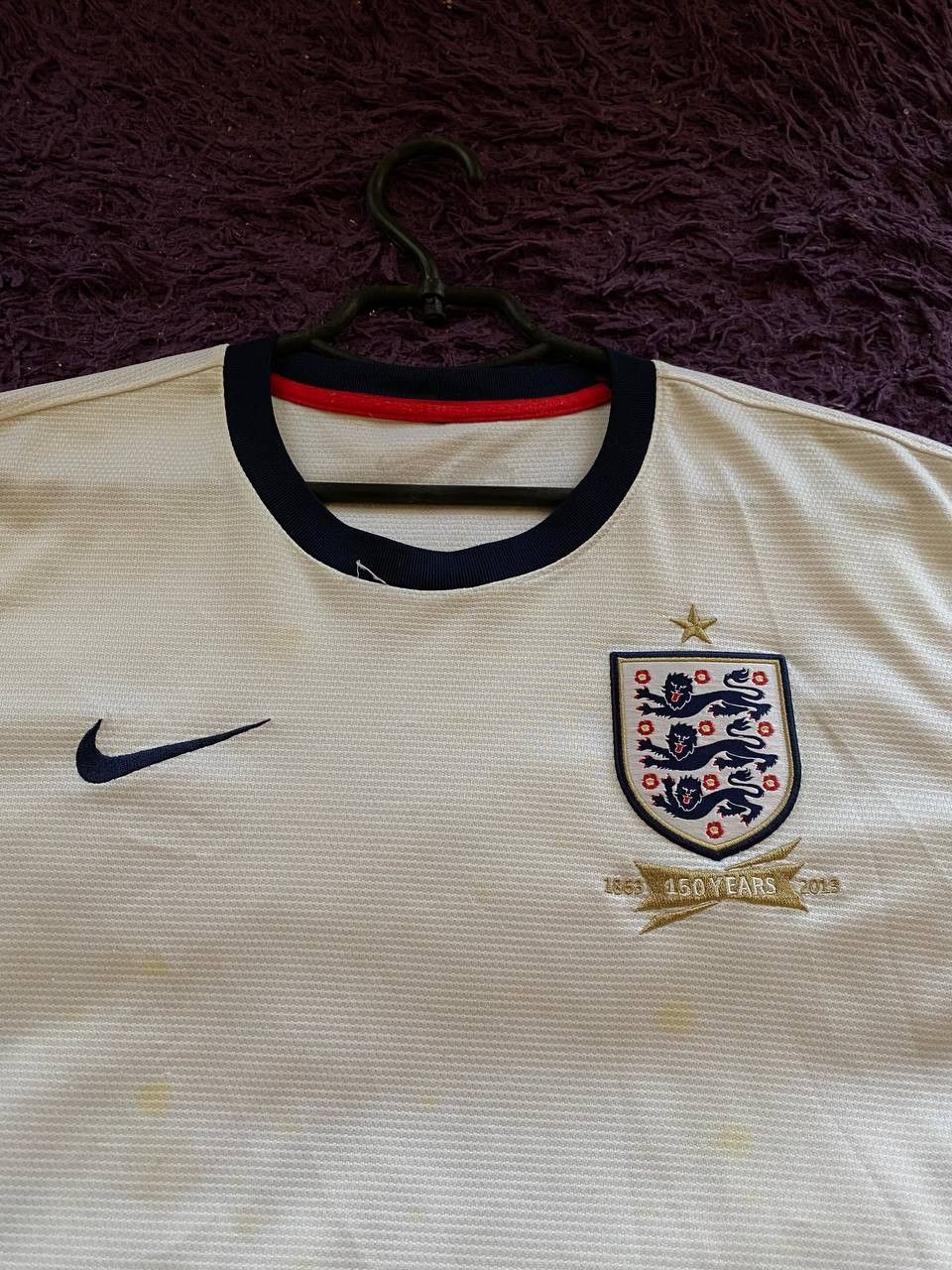 Nike × Vintage Nike England Ubique Home Jersey T Shirt Tee Size US L / EU 52-54 / 3 - 17 Thumbnail
