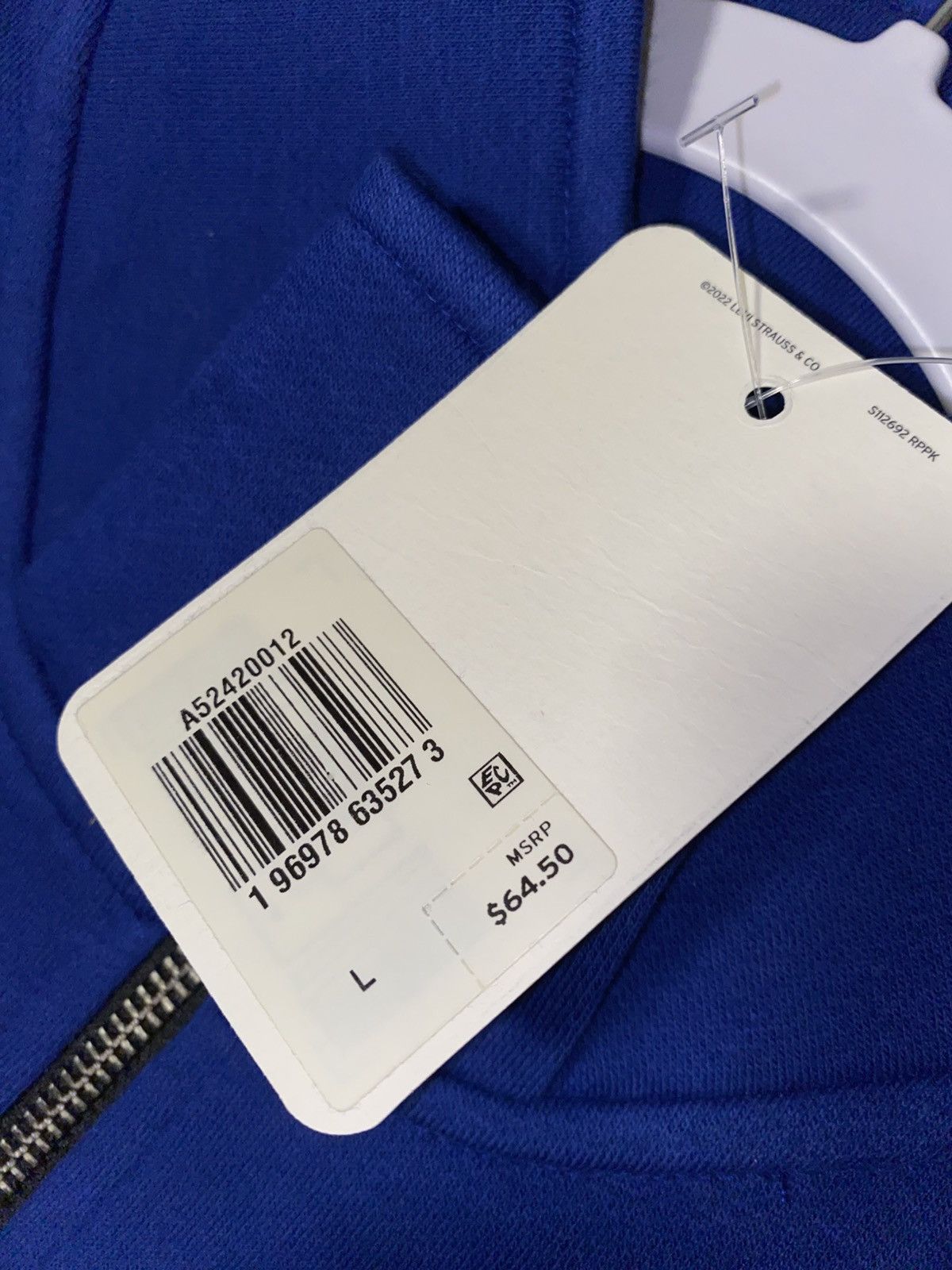 Levi's Men’s Blue Levi’s quarter zip Size US M / EU 48-50 / 2 - 5 Thumbnail