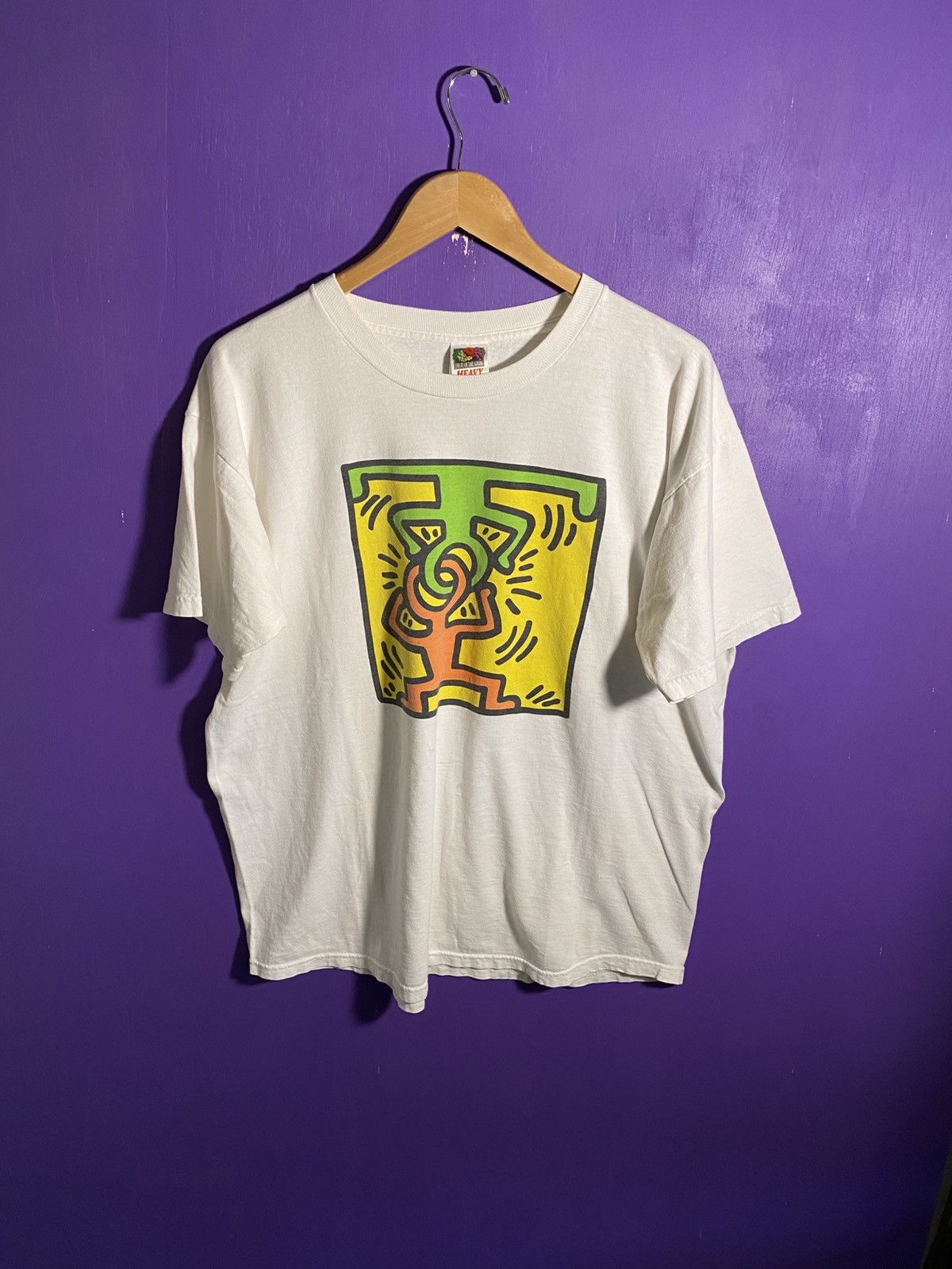 Keith Haring Vintage 1998 Keith Haring San Francisco art tee Size US XL / EU 56 / 4 - 1 Thumbnail