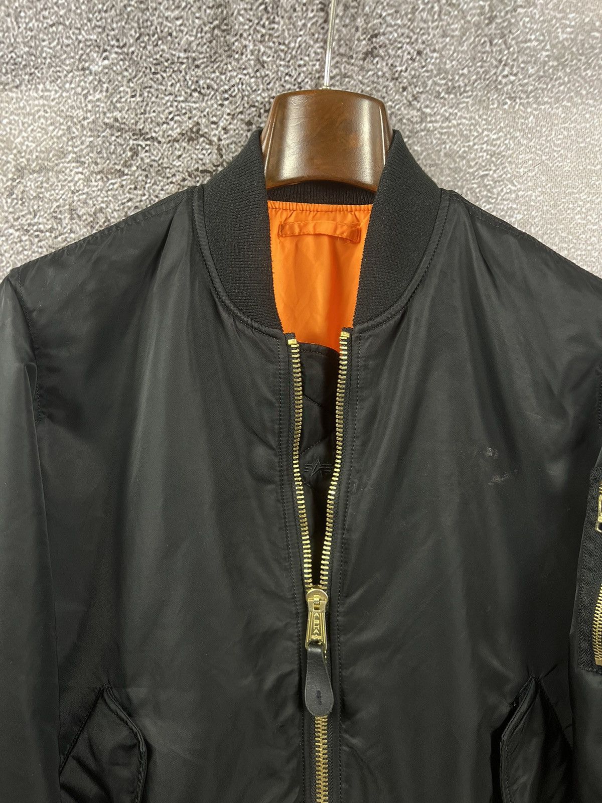 Alpha Industries × Japanese Brand × Vintage Alpha Industries MA-1 Anarchy Air Tokyo vintage bomber japan Size US M / EU 48-50 / 2 - 7 Thumbnail