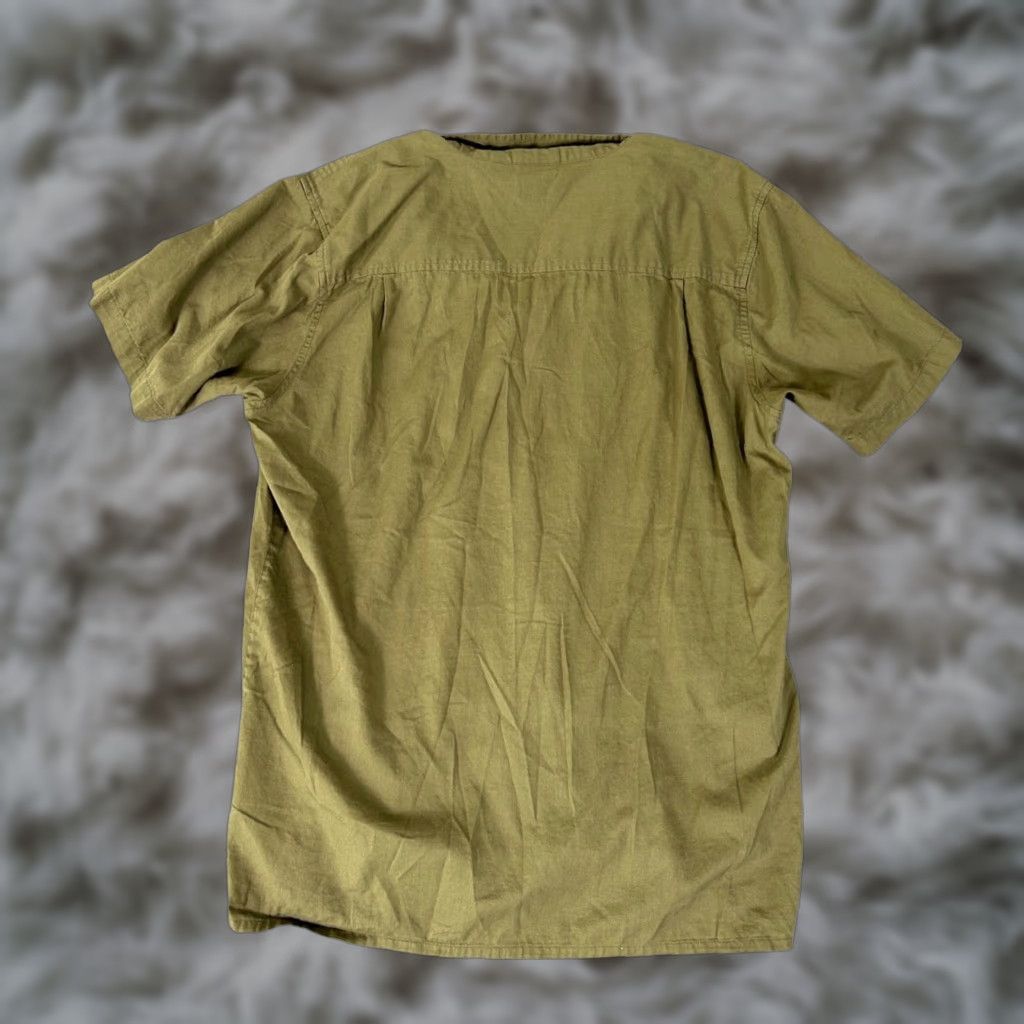 Element Element Shirt XL Mens Olive Green Short Sleeve Button-Up Collared Pocket Breathable Lightweight Vintage No Size US XL / EU 56 / 4 - 1 Thumbnail