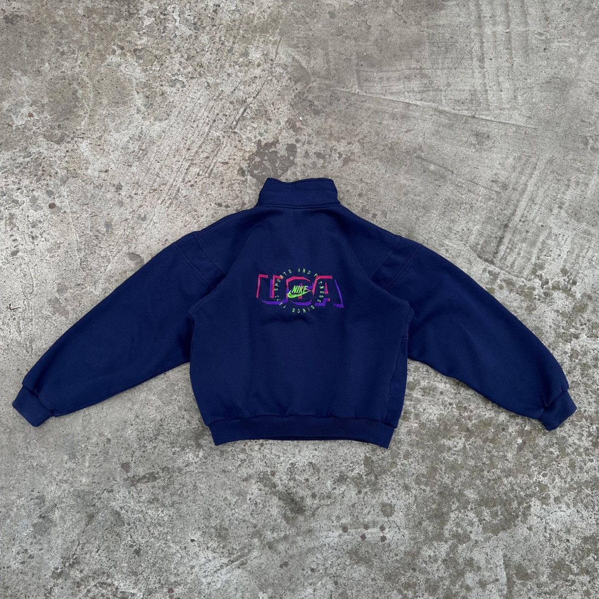 Vintage Vintage Nike Zip 1/4 Sweater 90s Sweatshirt Size US S / EU 44-46 / 1 - 1 Thumbnail