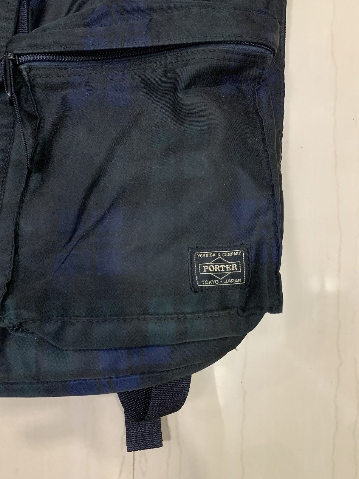 Head Porter PORTER YOSHIDA & CO. TANKER - PLAID PATTERNED RUCKSACK Size ONE SIZE - 2 Thumbnail