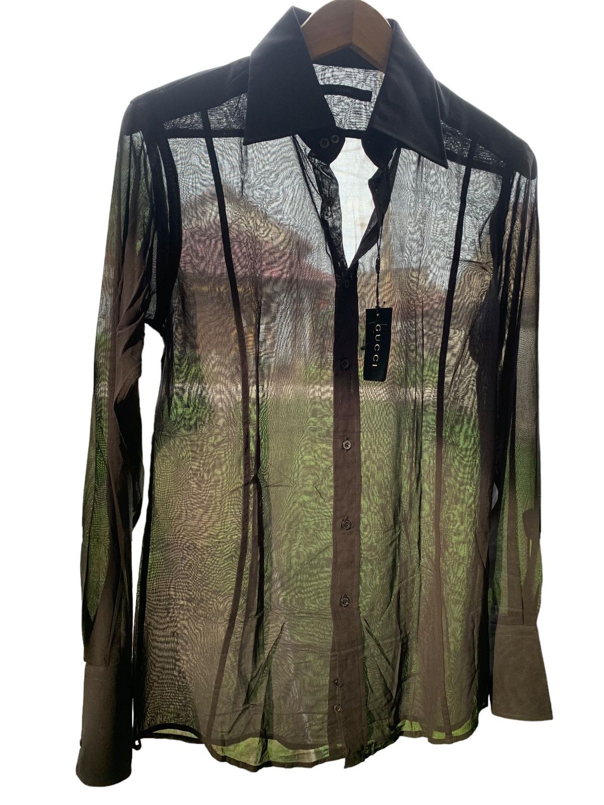 GUCCI 26S LONG-SLEEVE MESH T-SHIRT 187