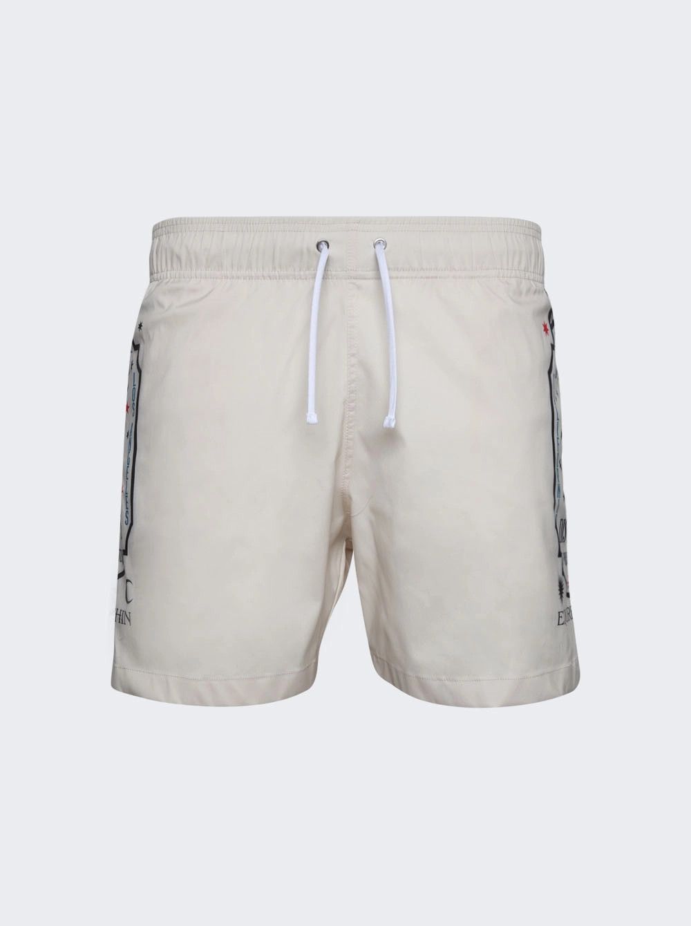 Amiri o1mle0925 Amiri Fortune Swim Trunks Short in White Size US 30 / EU 46 - 1 Thumbnail