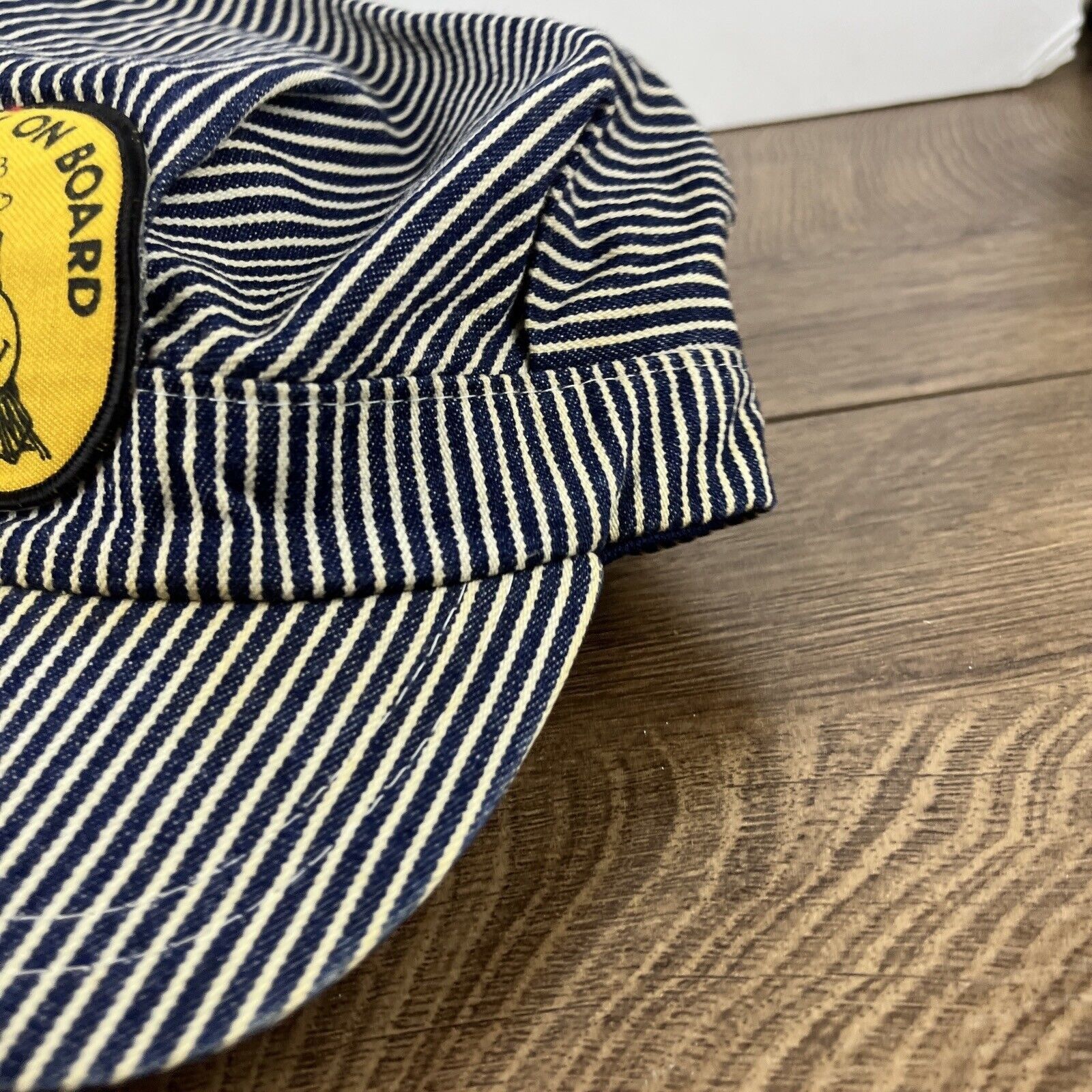 Other Vote Posey On Board Hat Train Conductor Gray Snapback Hat Ad Size ONE SIZE - 8 Thumbnail