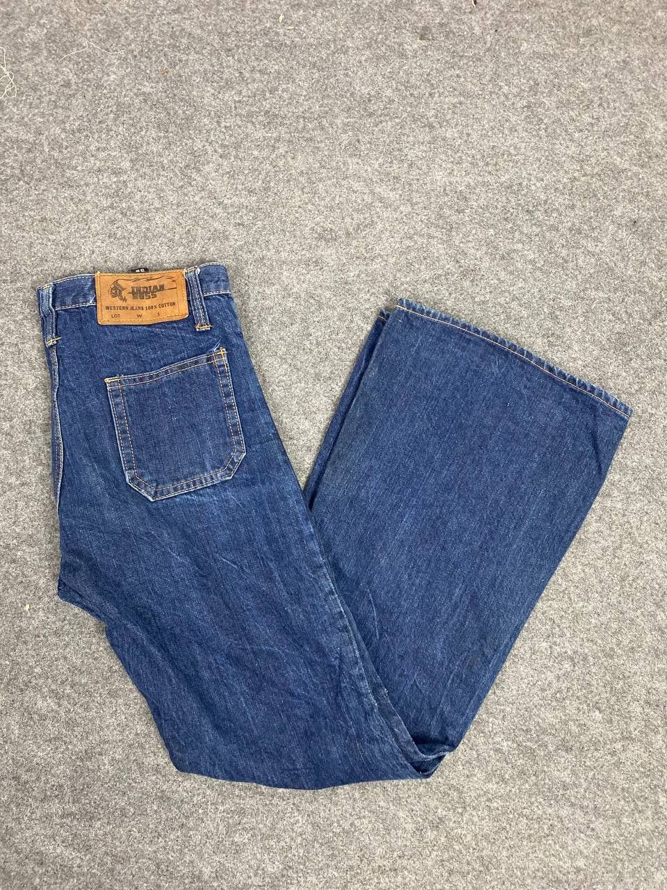 Japanese Brand vintage indian boss bootcut flare denim nice design Size US 33 - 2 Thumbnail