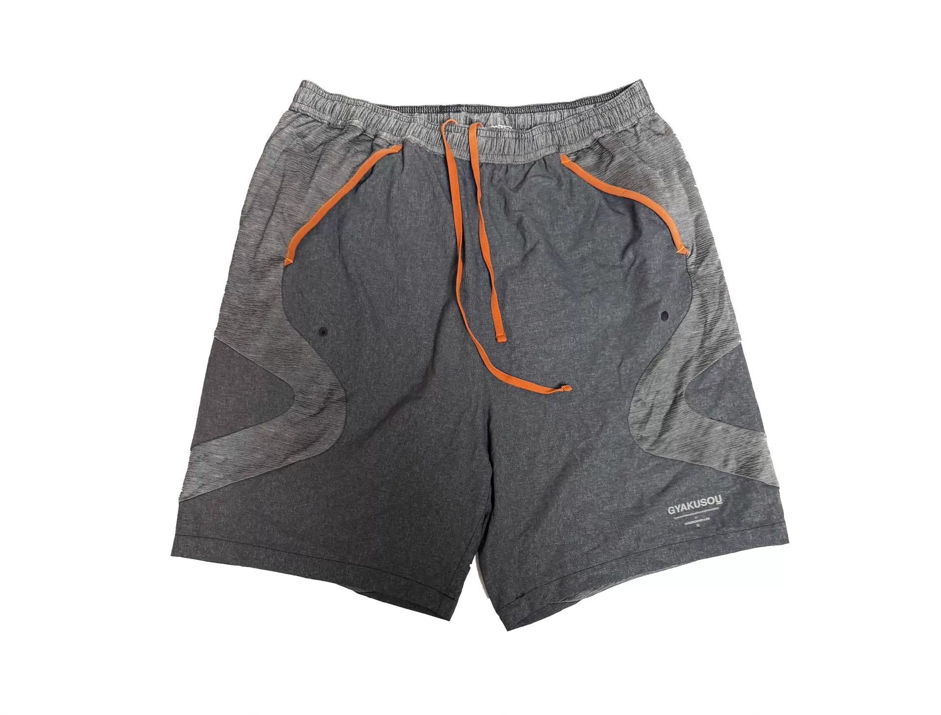 Nike GYAKUSOU Nike Lab Hooded Running Jacket Silver Gray Orange Size US L / EU 52-54 / 3 - 6 Thumbnail