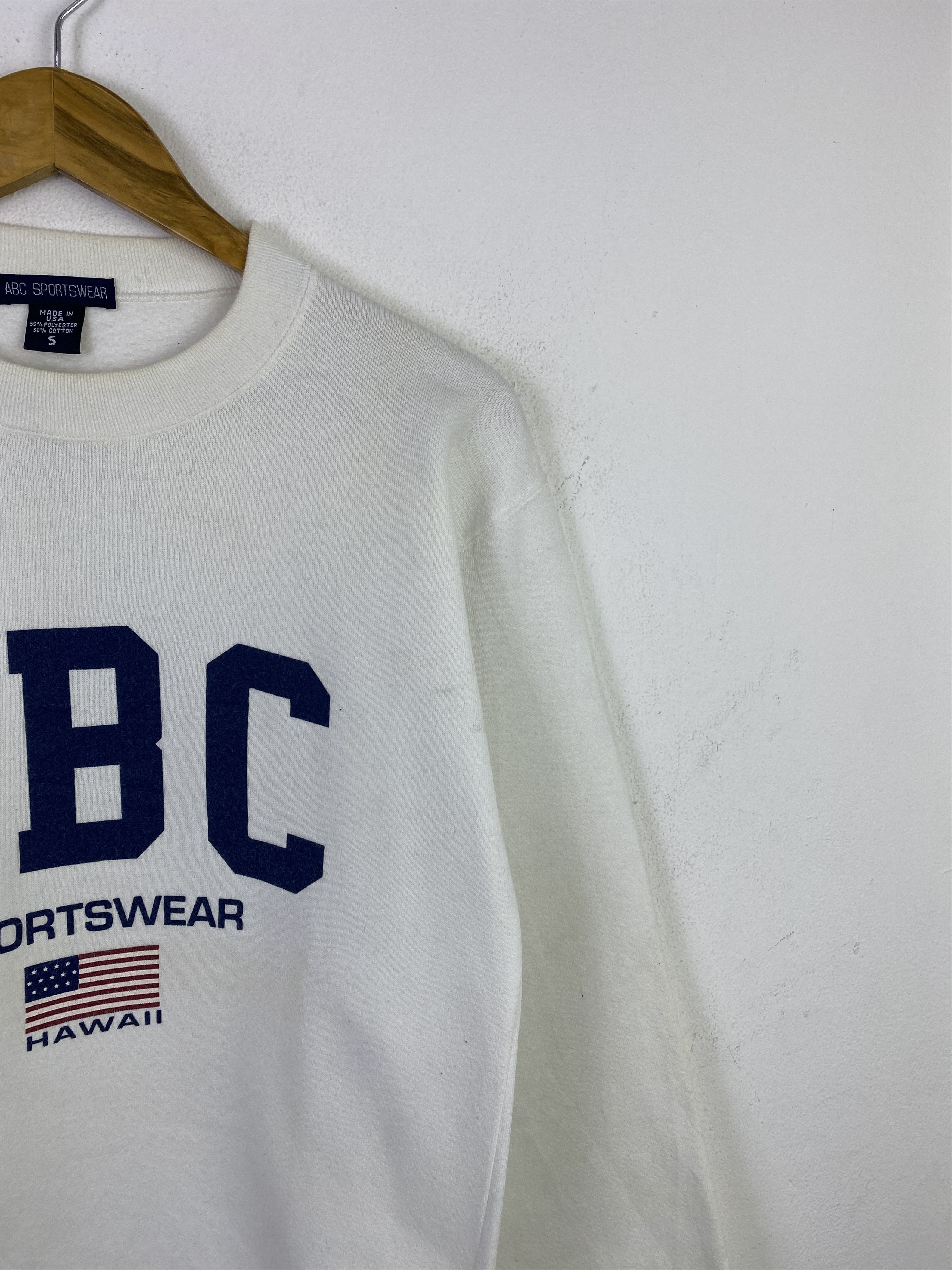 Vintage Vintage 90s ABC Sportswear Wording Sweatshirt SH0380 Size US S / EU 44-46 / 1 - 13 Thumbnail
