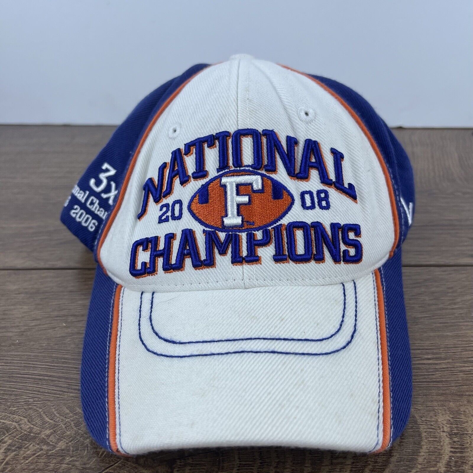 Other Florida Gators Hat 2008 National Champion Adjustable Hat Whi Size ONE SIZE - 4 Thumbnail