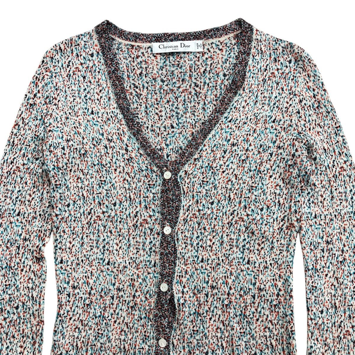 Christian Dior Monsieur × Dior Christian Dior Paris Cardigan Abstract Multicolor For Women Size XS / US 0-2 / IT 36-38 - 2 Thumbnail