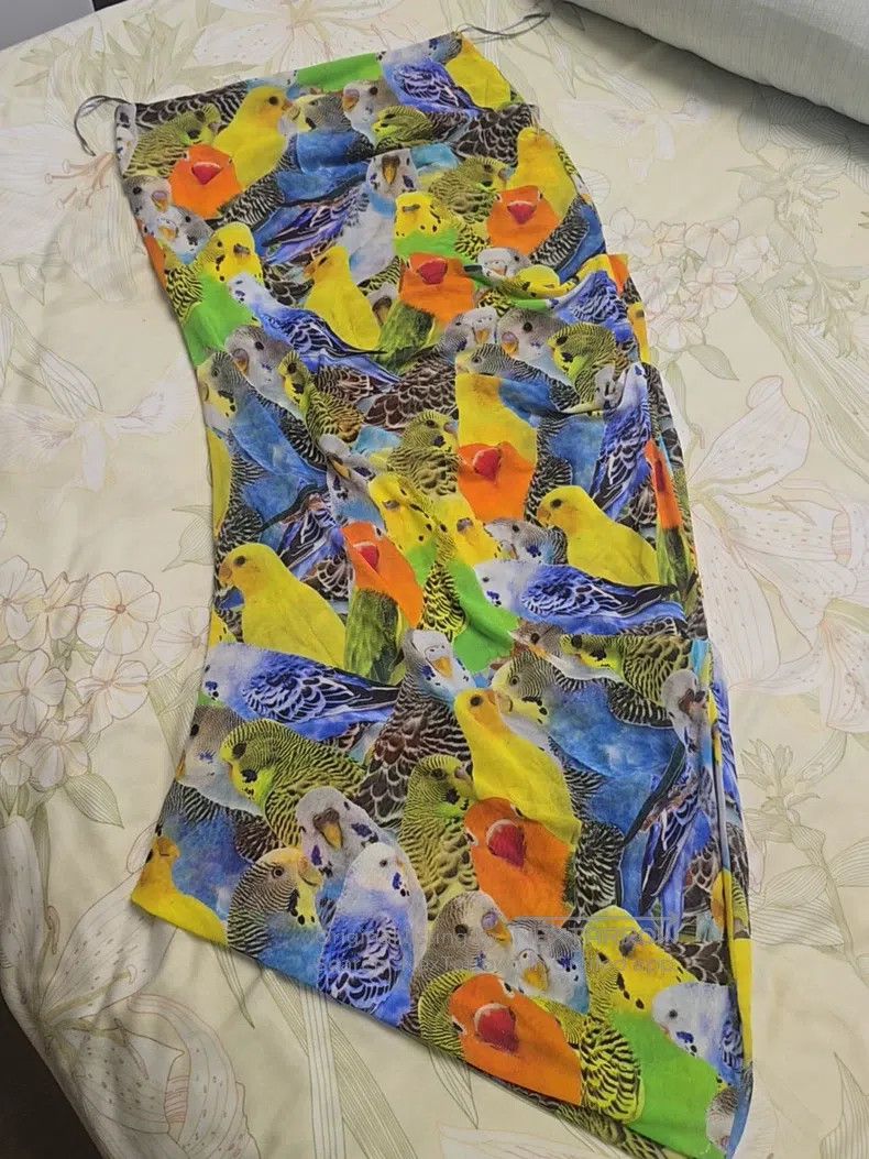 Loewe Loewe size M Mesh Parrot Half Skirt Size 24" / US 00 / IT 34 - 2 Thumbnail