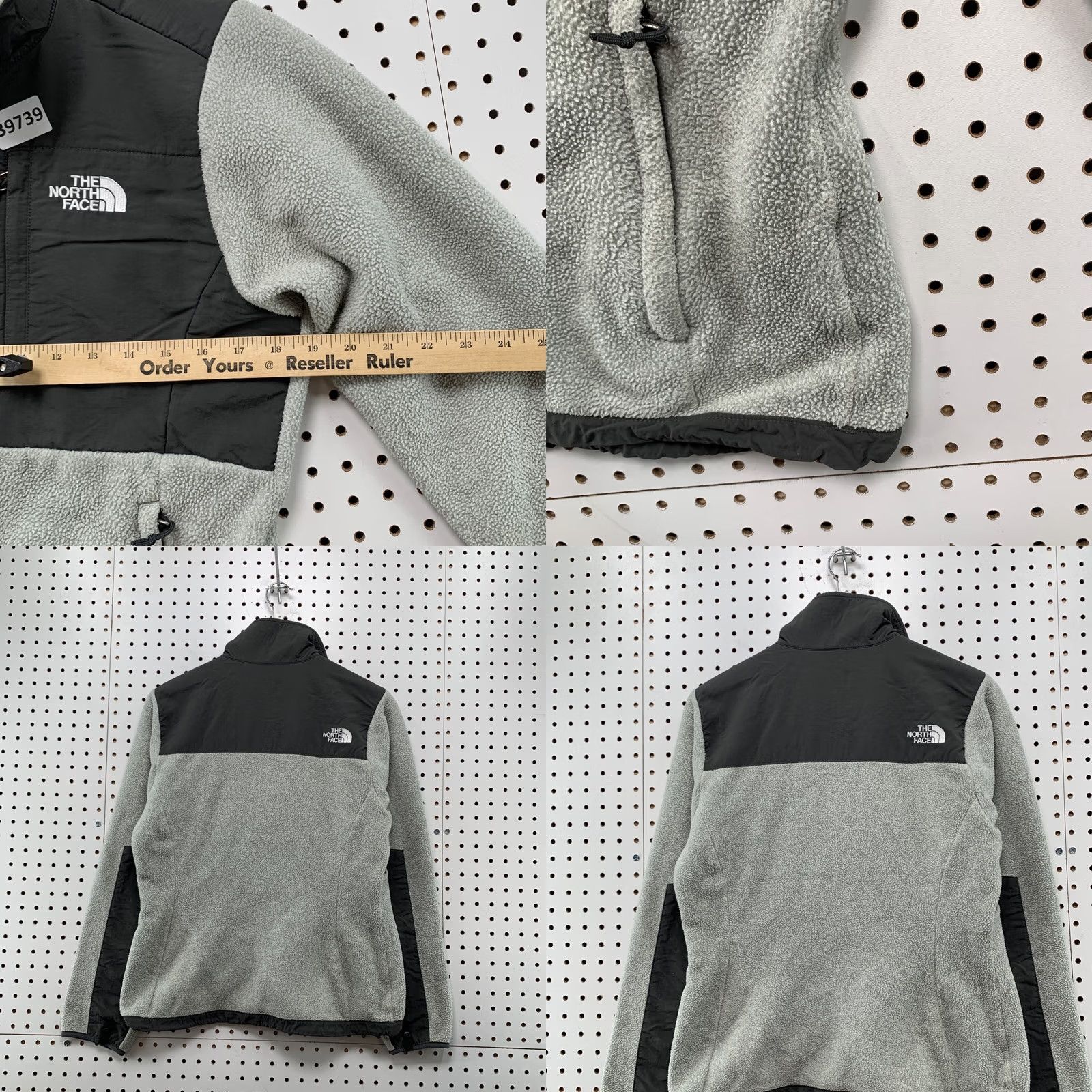 The North Face The North Face Denali Fleece Zip Jacket Womens Small Gray Black 19x25 Size S / US 4 / IT 40 - 9 Thumbnail