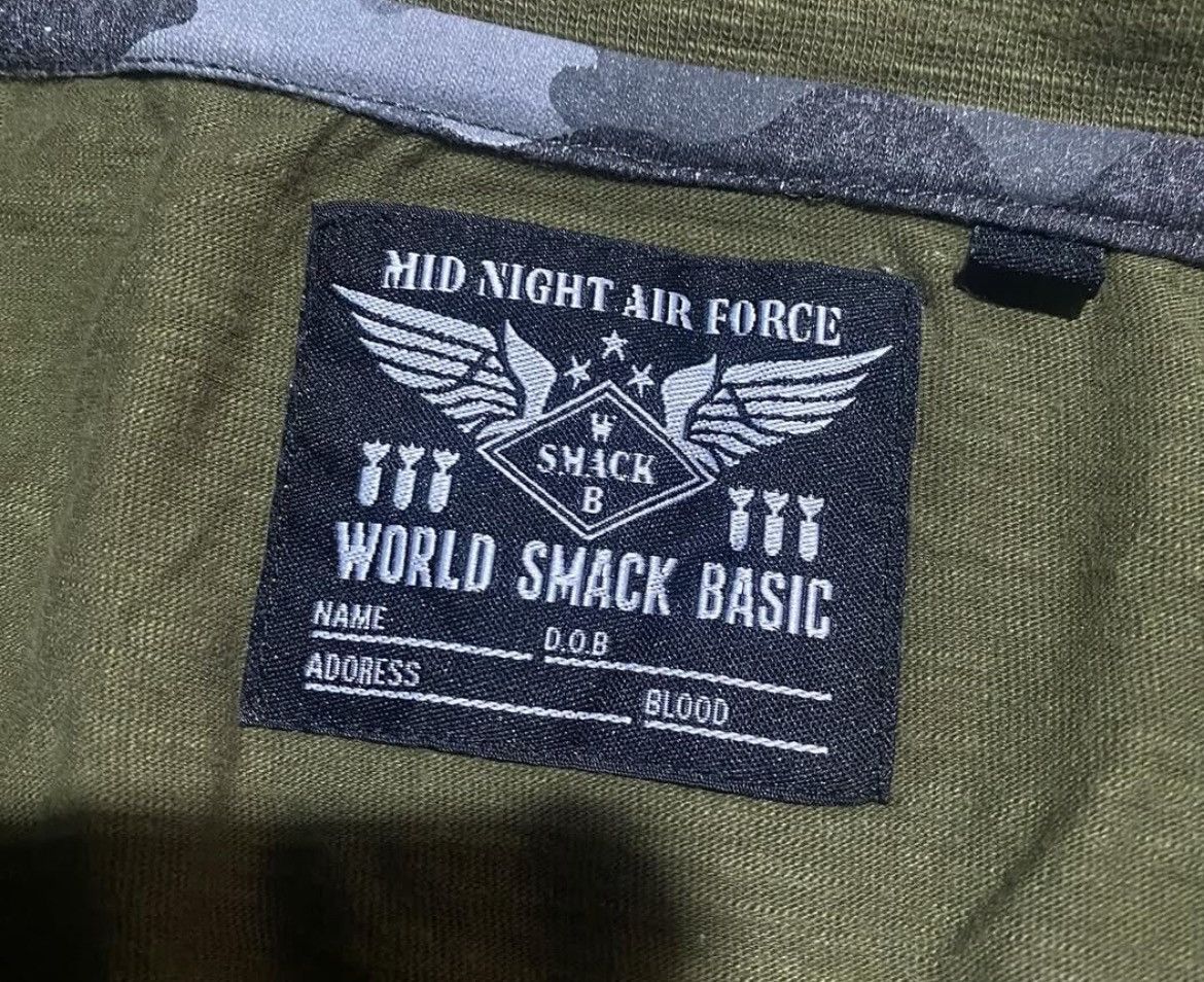 Japanese Brand 2000s Mid Night Air Force Military Track Jacket y2k style Size US M / EU 48-50 / 2 - 3 Thumbnail