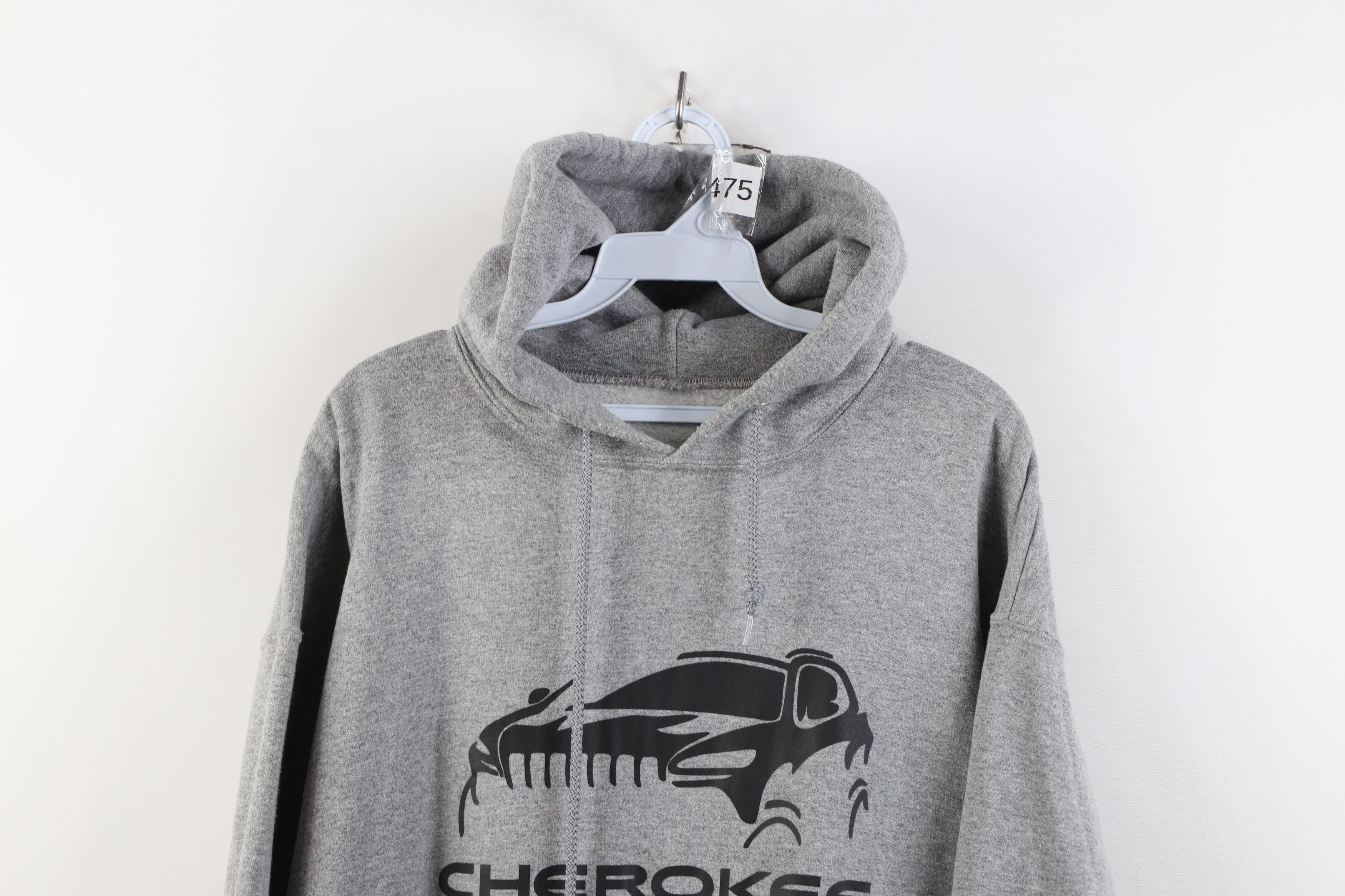 Vintage Vintage 90s Y2K Jeep Motor Co Cherokee Hoodie Sweatshirt Size US XL / EU 56 / 4 - 2 Thumbnail