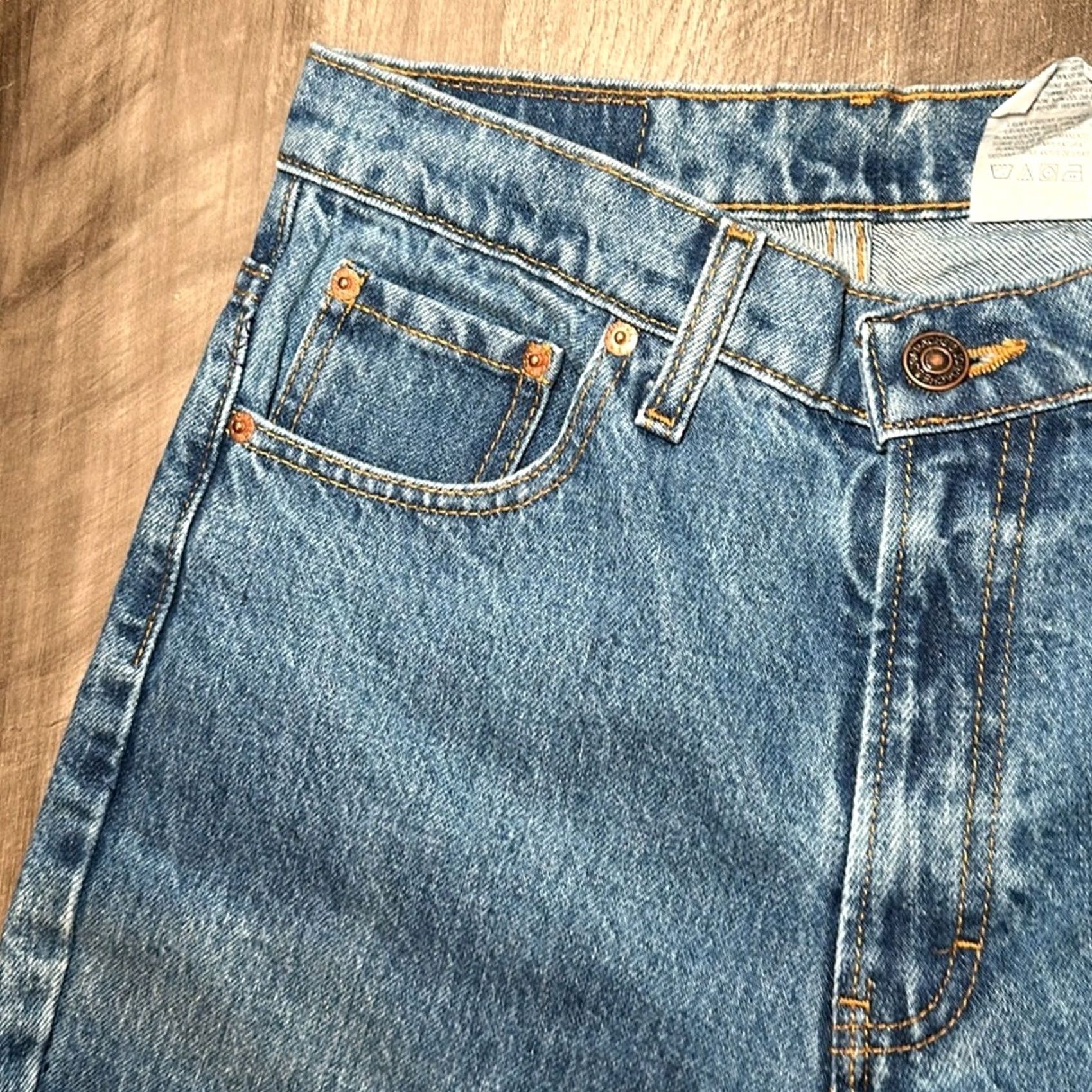 Jordache Jordache Jeans Jordache Classic Fit High Rise Jeans 9/10 Long Womens 10 Regular Blue Tapered 34 Inseam 45 Total Length 11 Rise 6 Thigh 12 MS10703 Size 32" / US 10 / IT 46 - 5 Thumbnail
