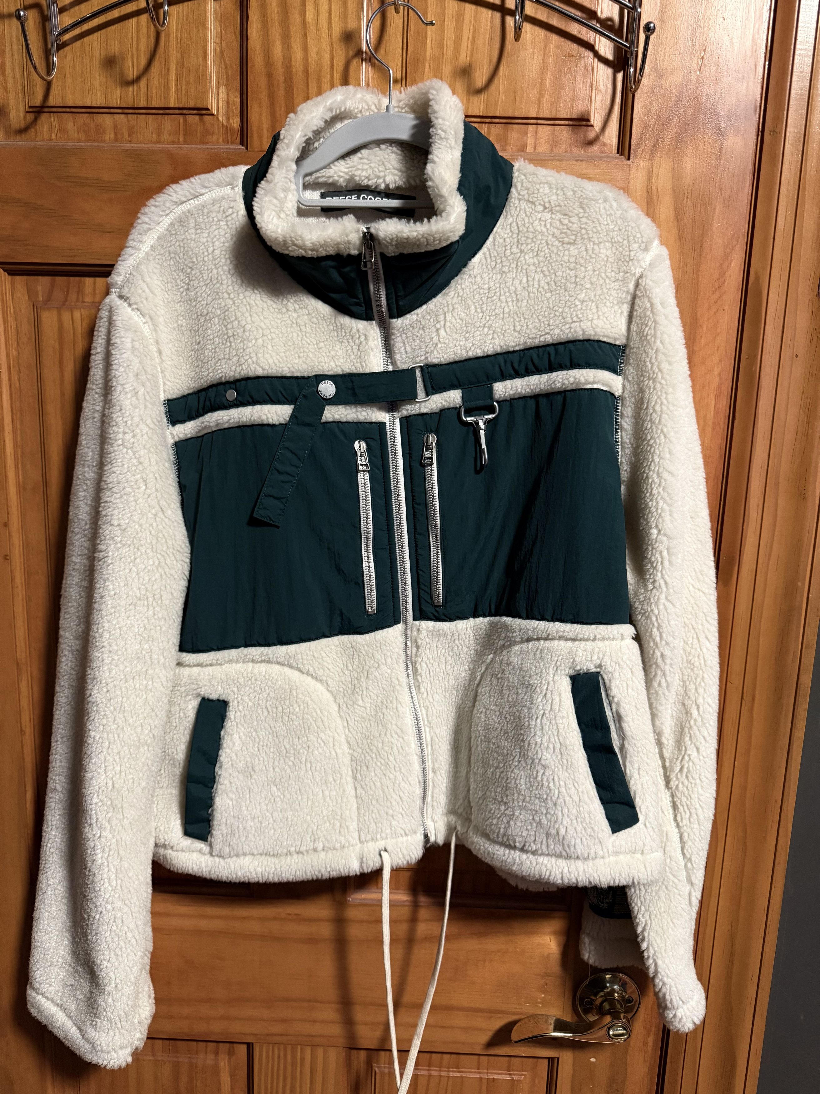 Reese Cooper BNWT Reese Cooper Fleece Jacket - Small - Green / Ivory Size US S / EU 44-46 / 1 - 5 Thumbnail