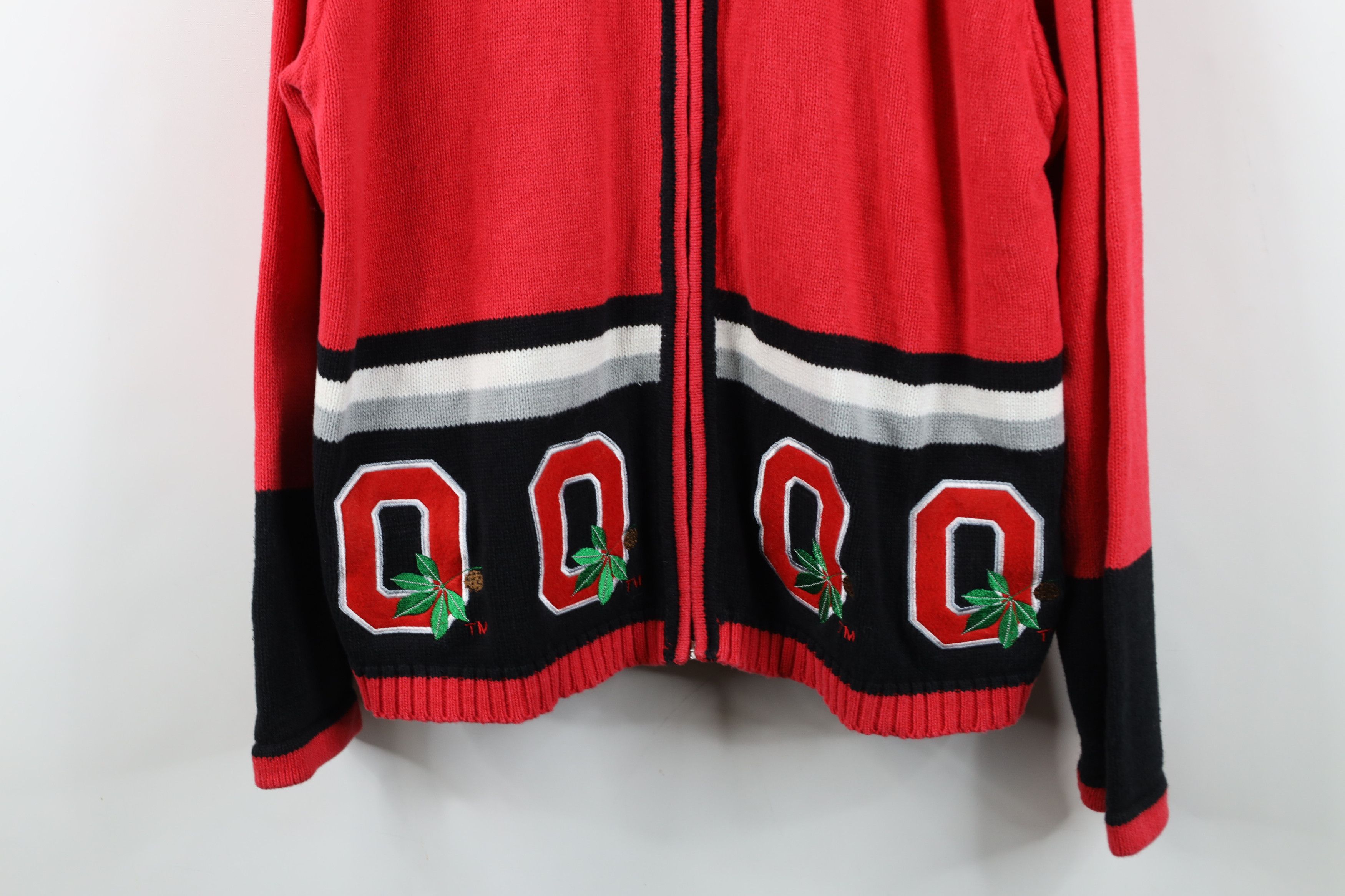 Vintage Vintage 90s Ohio State University Football Knit Sweater Size XL / US 12-14 / IT 48-50 - 3 Thumbnail